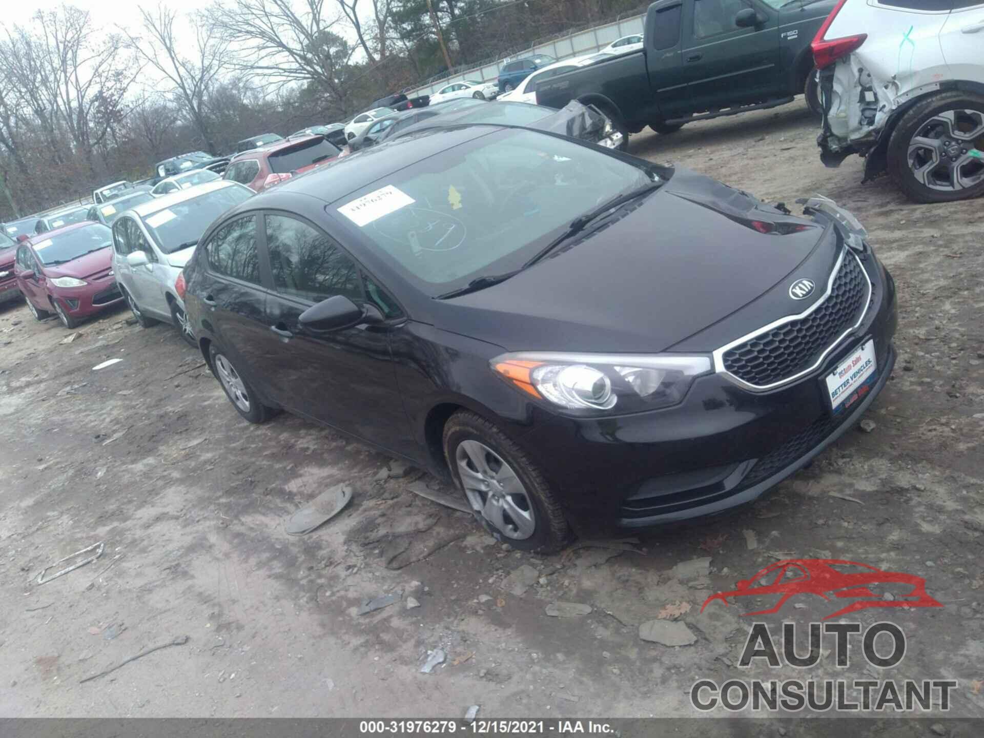 KIA FORTE 2016 - KNAFK4A64G5540041