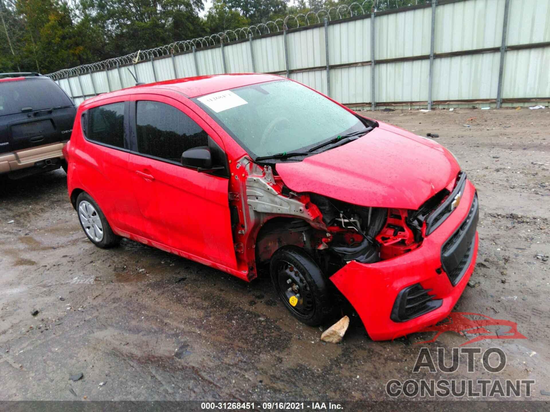 CHEVROLET SPARK 2016 - KL8CB6SAXGC587003