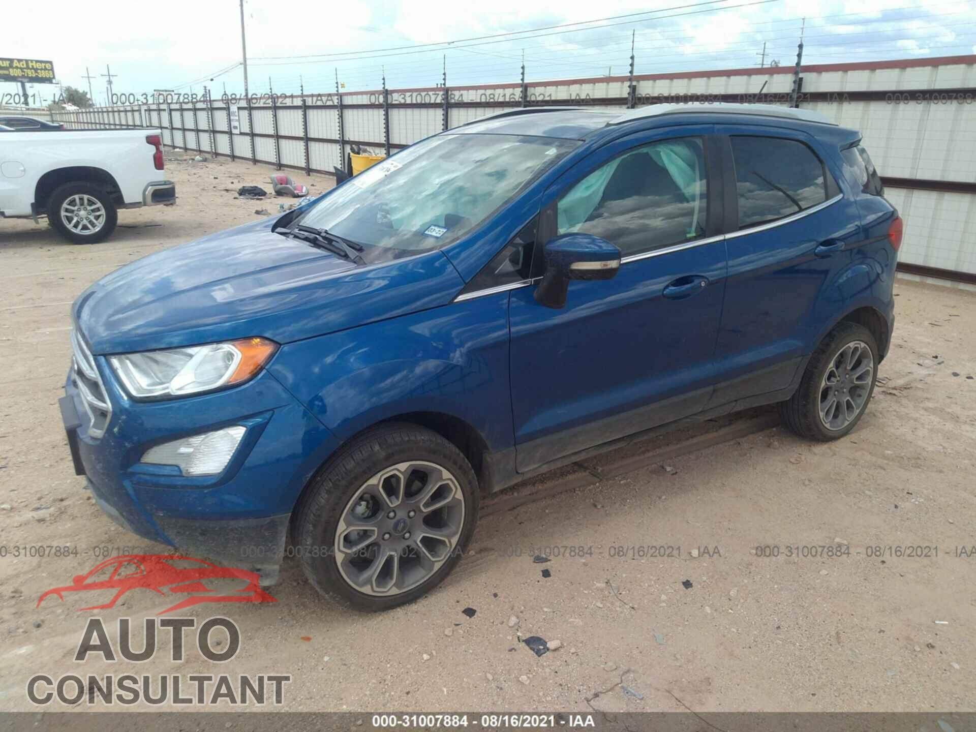FORD ECOSPORT 2019 - MAJ6S3KL4KC252662