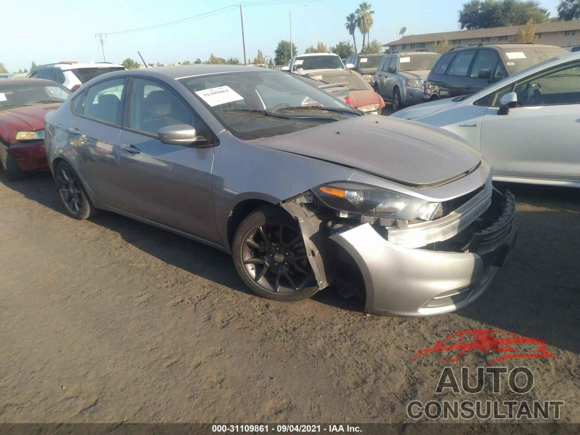 DODGE DART 2016 - 1C3CDFAA5GD505146