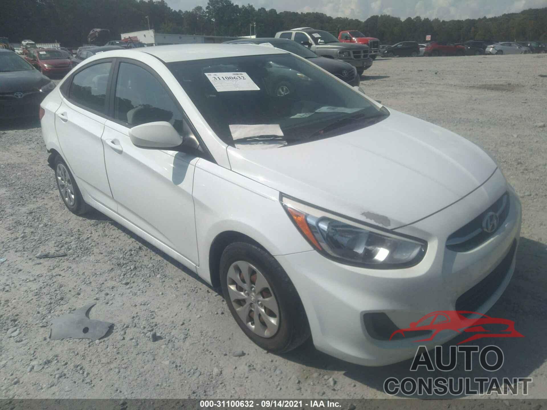 HYUNDAI ACCENT 2016 - KMHCT4AE8GU136381