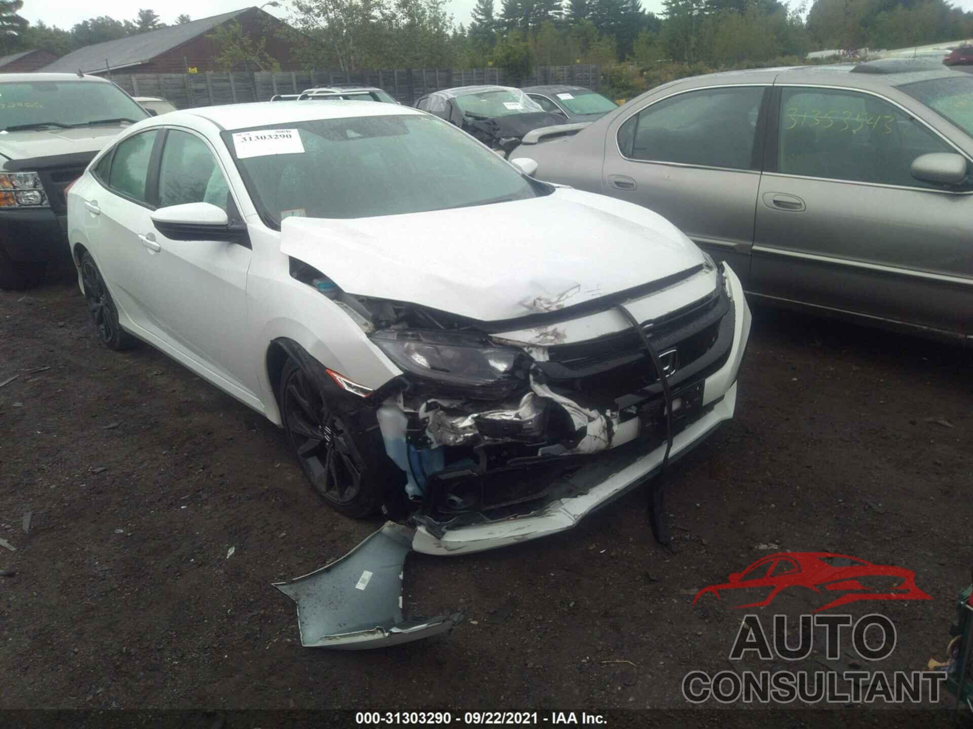 HONDA CIVIC SEDAN 2019 - 2HGFC2F83KH510322