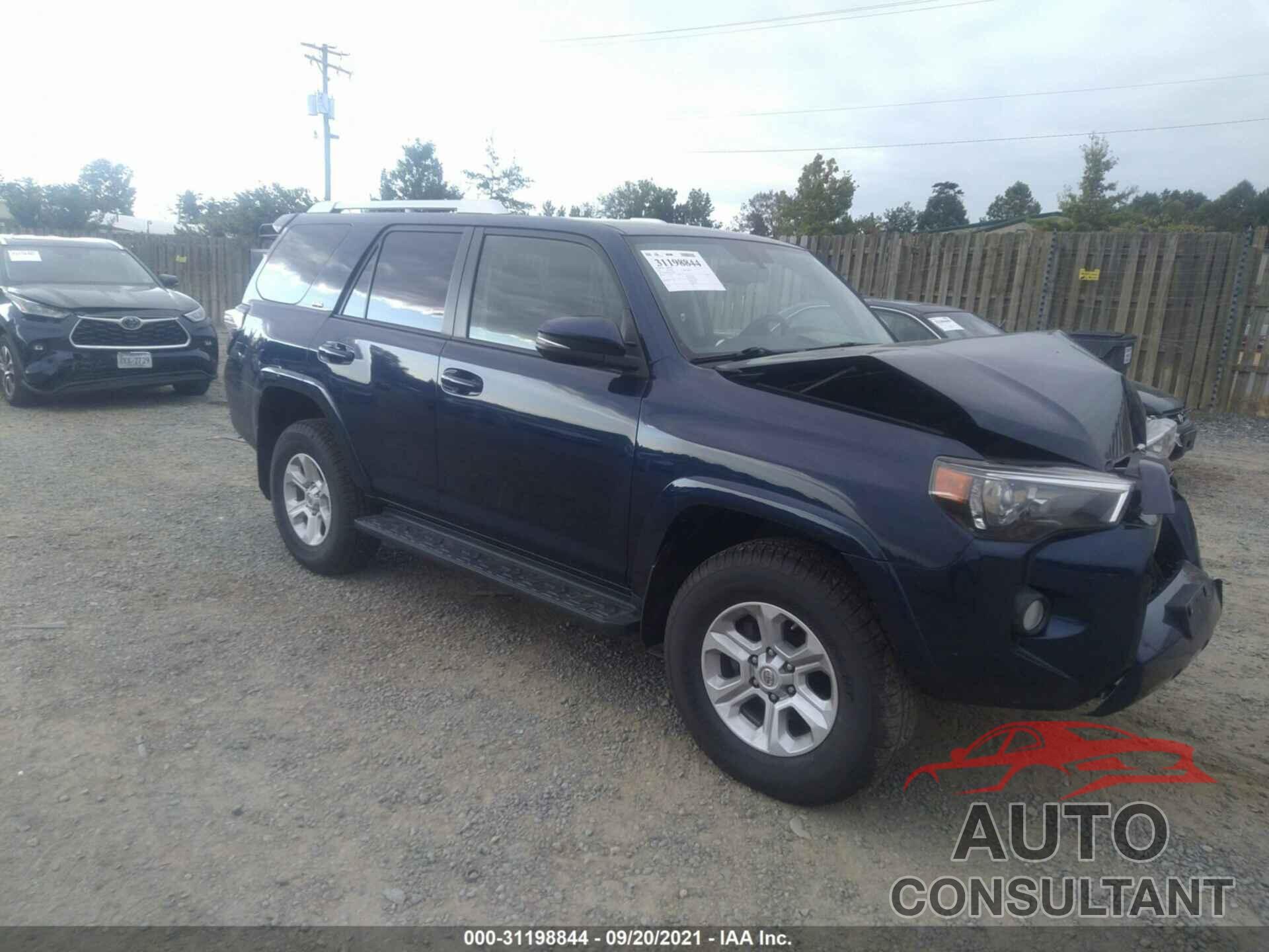 TOYOTA 4RUNNER 2017 - JTEBU5JR8H5410546