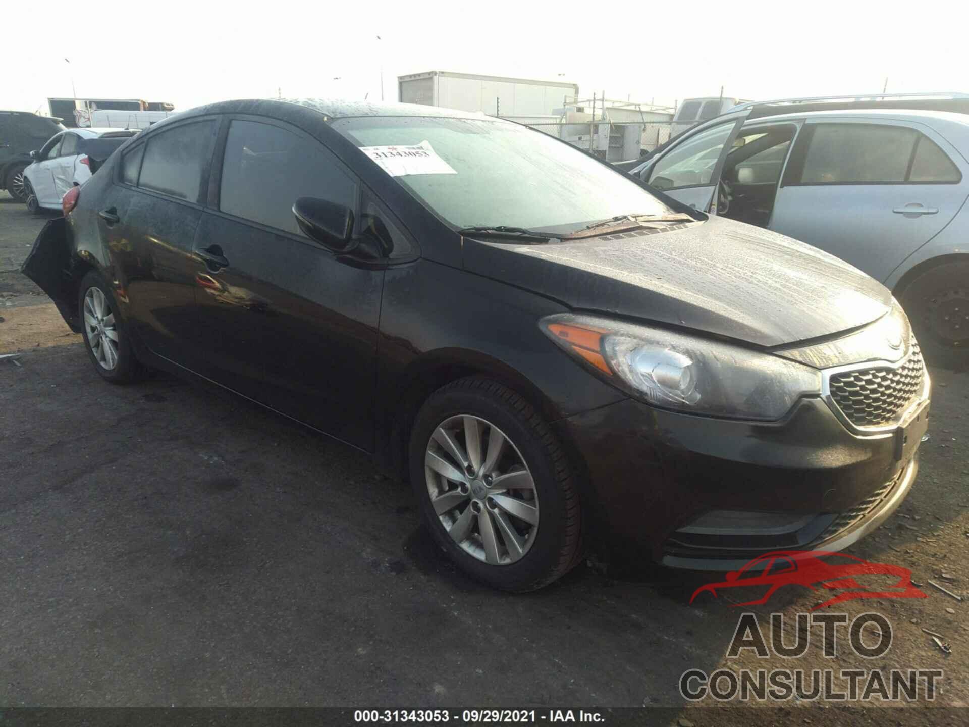 KIA FORTE 2016 - KNAFX4A67G5460671