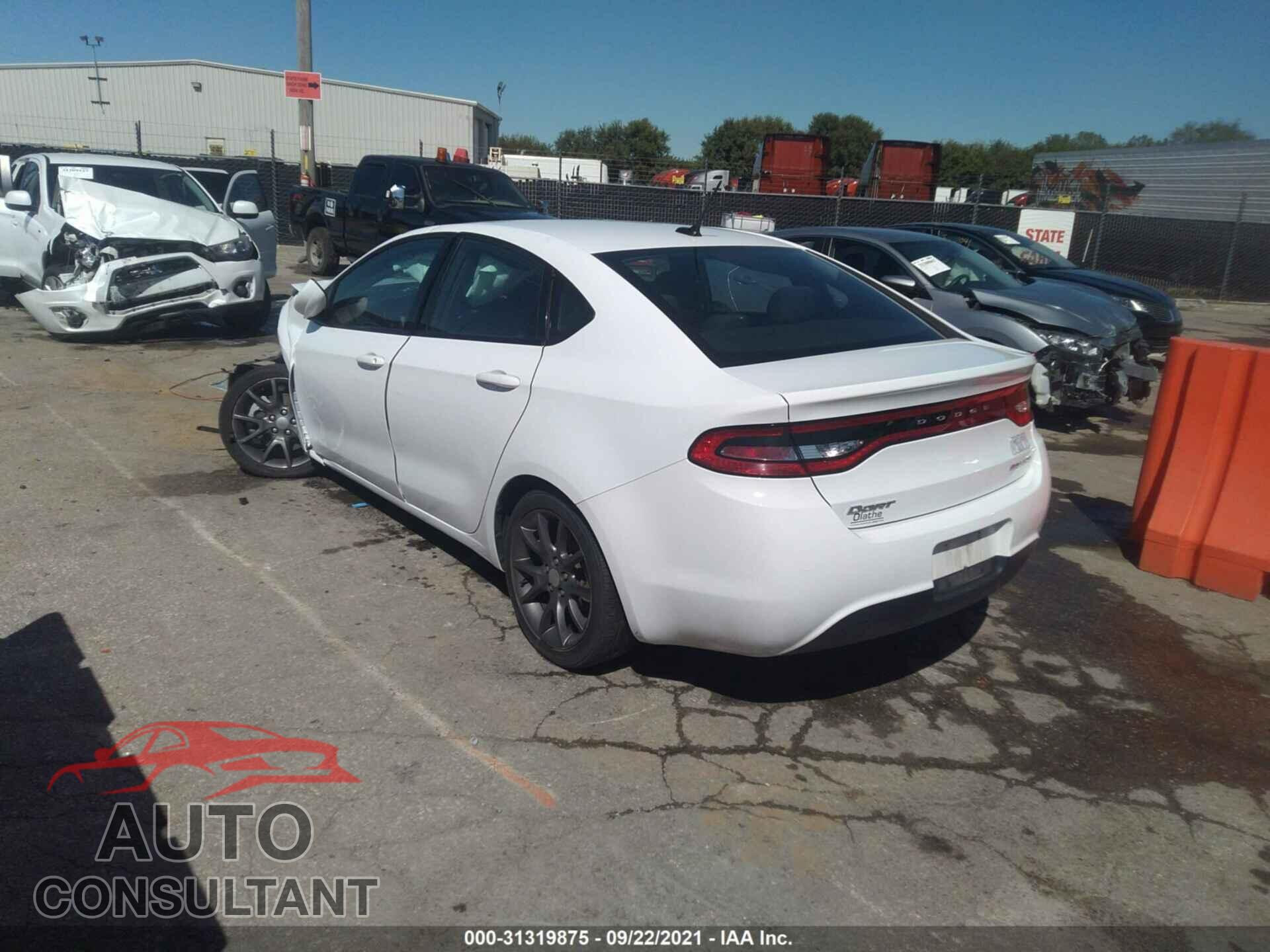 DODGE DART 2016 - 1C3CDFFA9GD821464