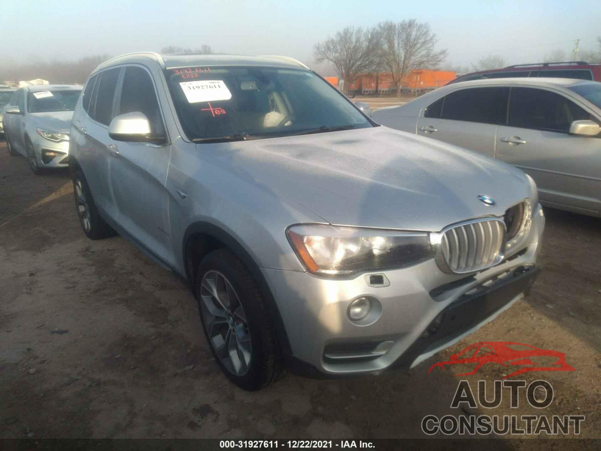 BMW X3 2016 - 5UXWX9C59G0D73938