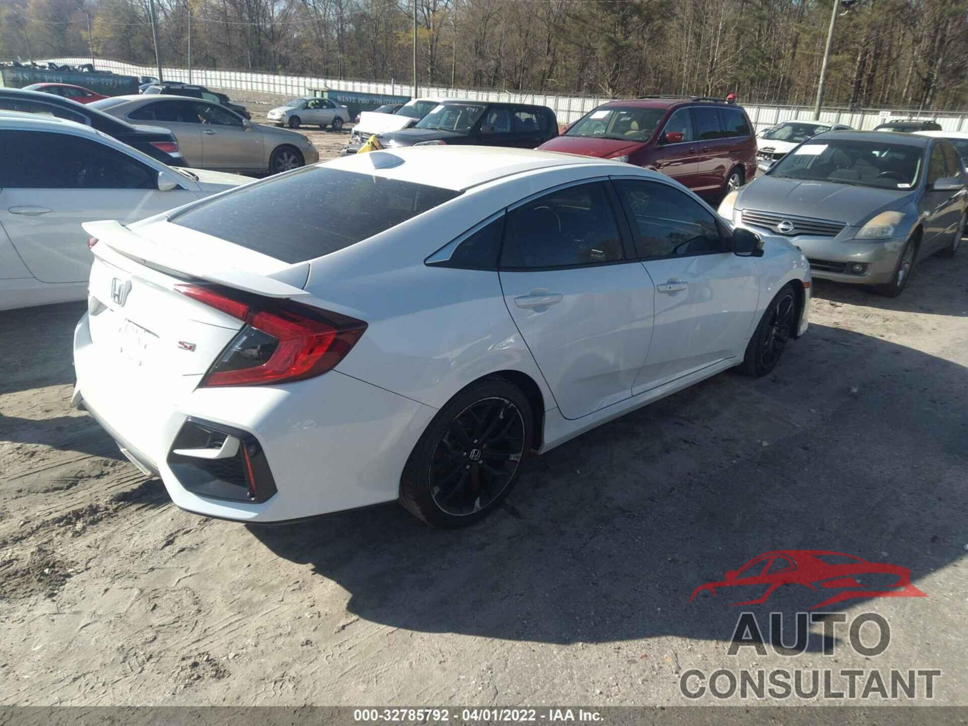 HONDA CIVIC SI SEDAN 2020 - 2HGFC1E57LH707934