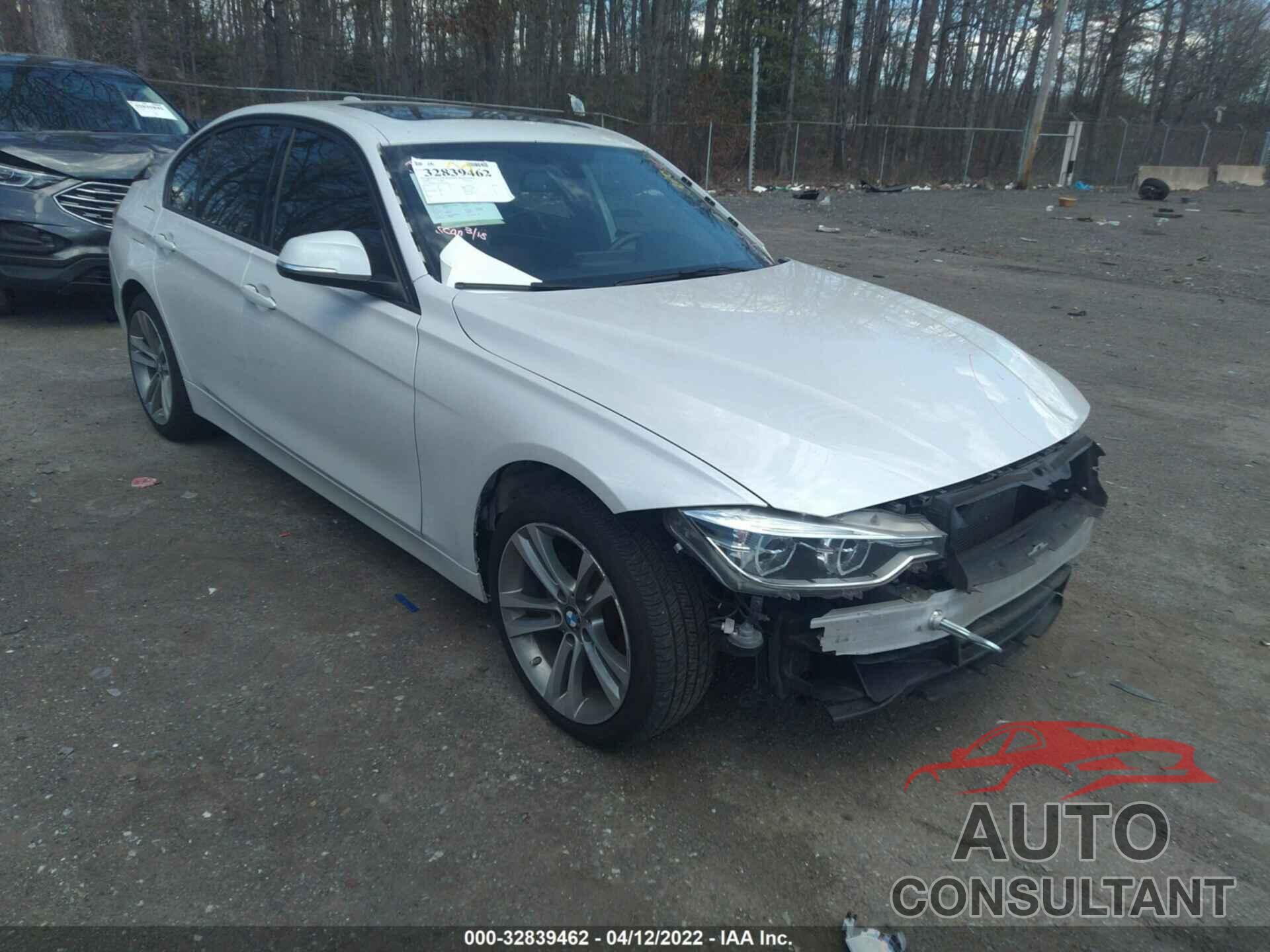 BMW 3 SERIES 2016 - WBA8E3G57GNU05645