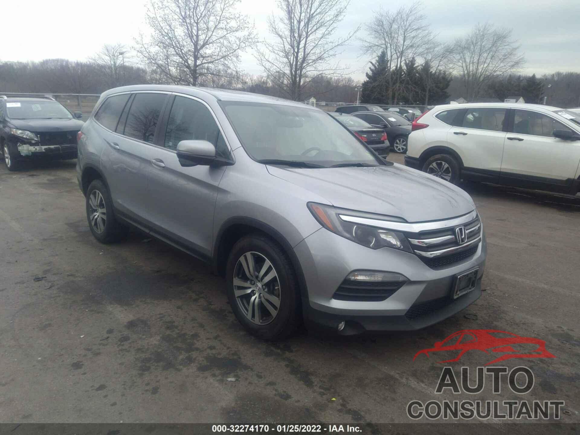 HONDA PILOT 2016 - 5FNYF6H59GB124090
