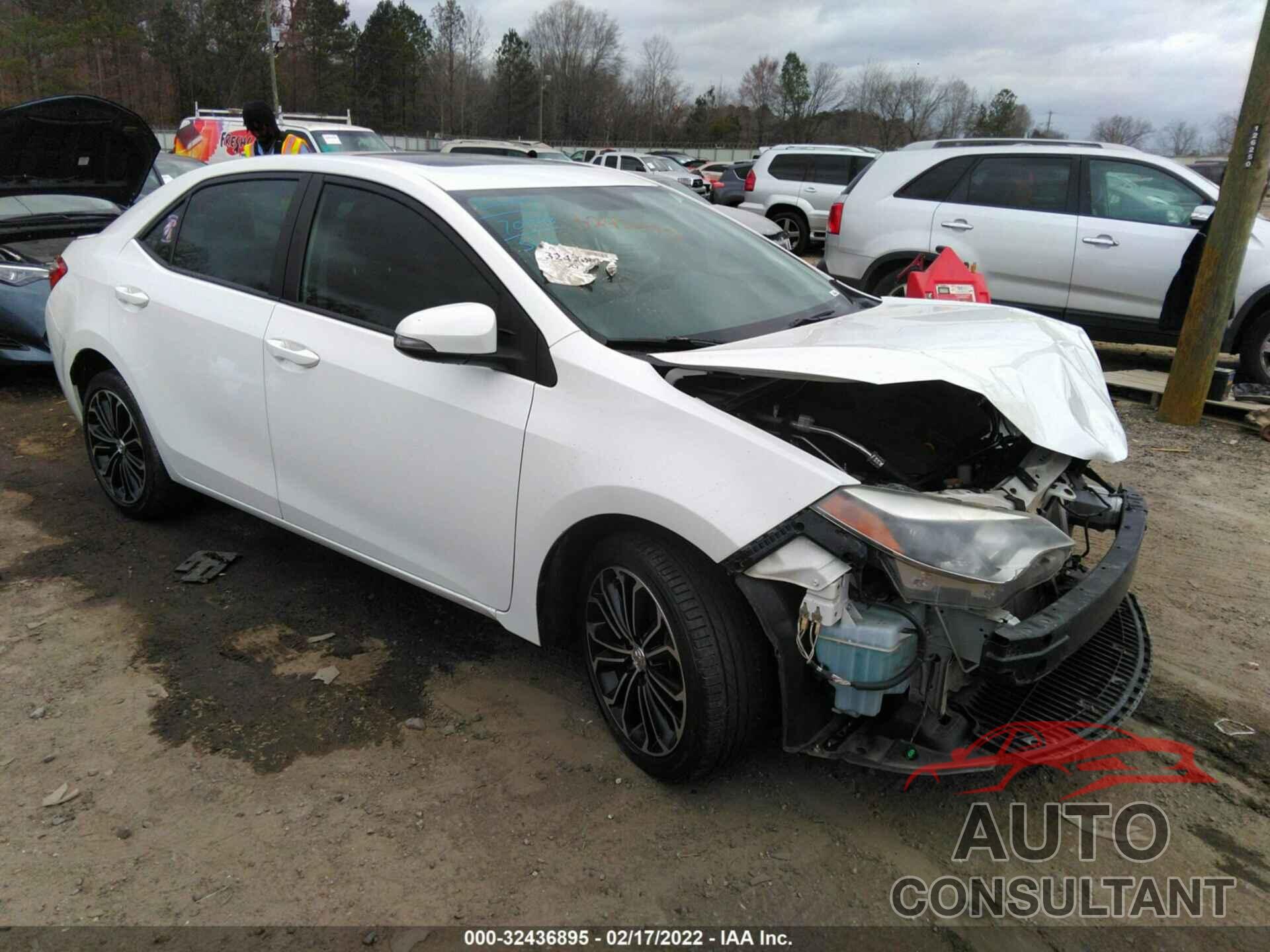 TOYOTA COROLLA 2016 - 5YFBURHE6GP568965