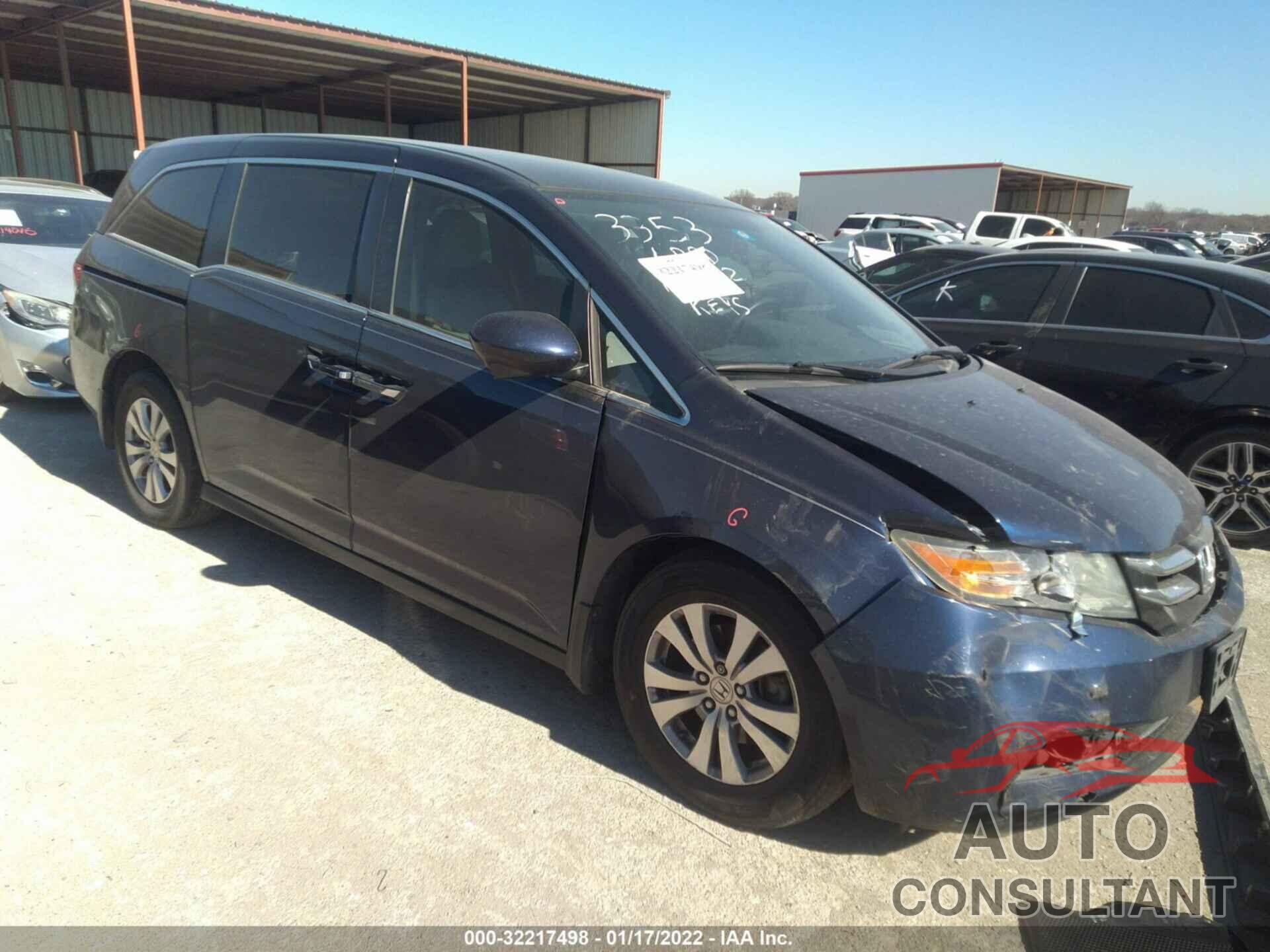 HONDA ODYSSEY 2016 - 5FNRL5H31GB039234