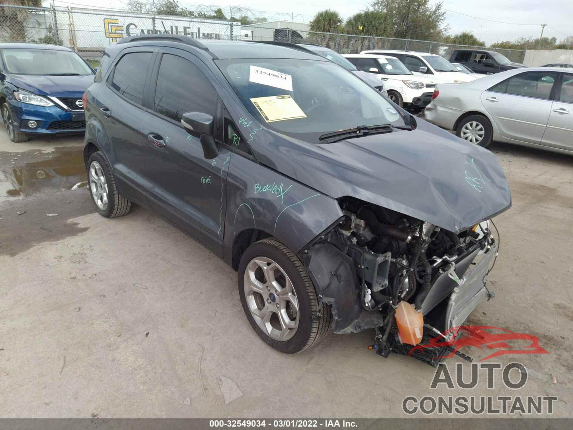 FORD ECOSPORT 2021 - MAJ3S2GE1MC406965