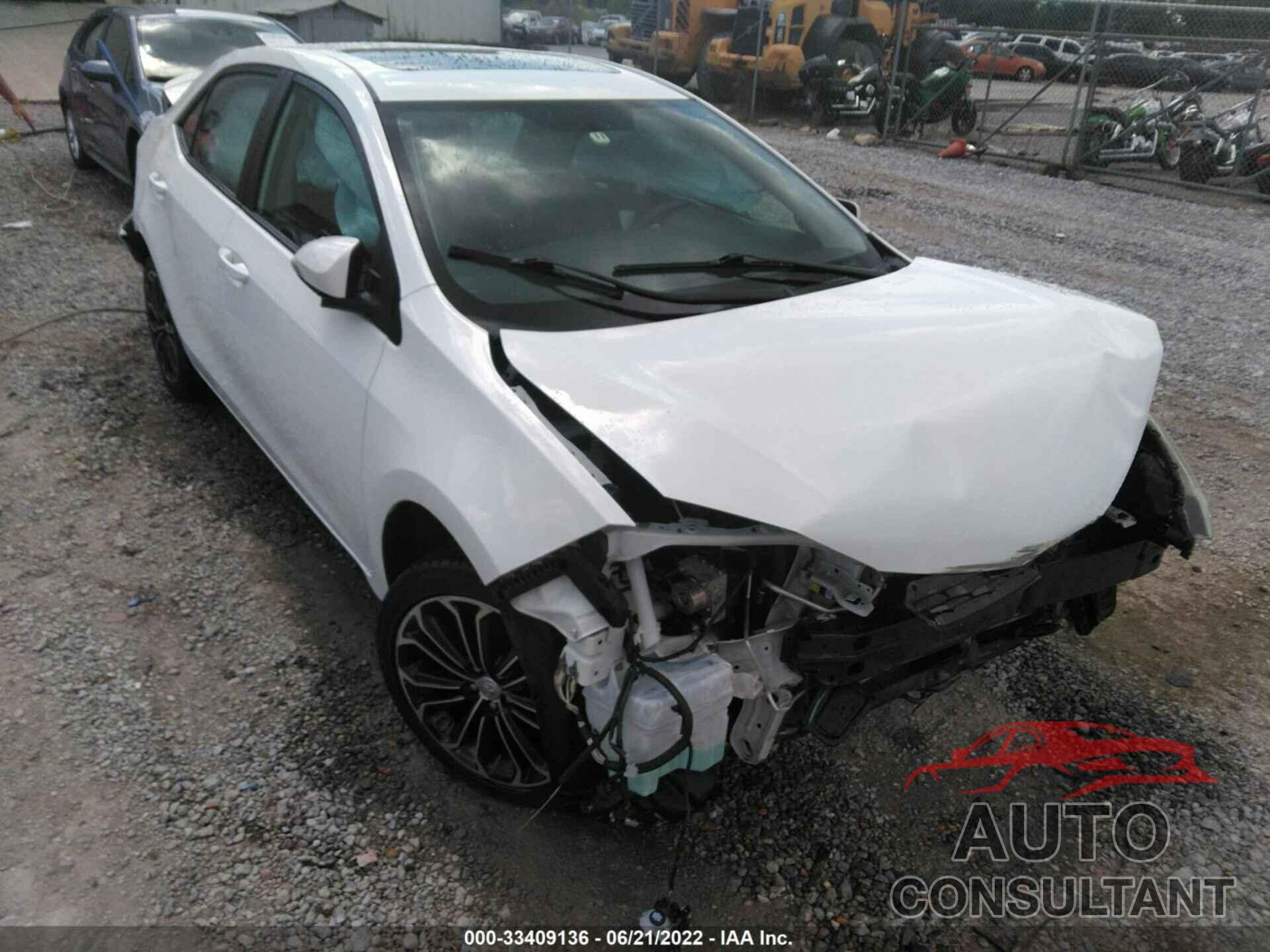 TOYOTA COROLLA 2016 - 5YFBURHE9GP542148