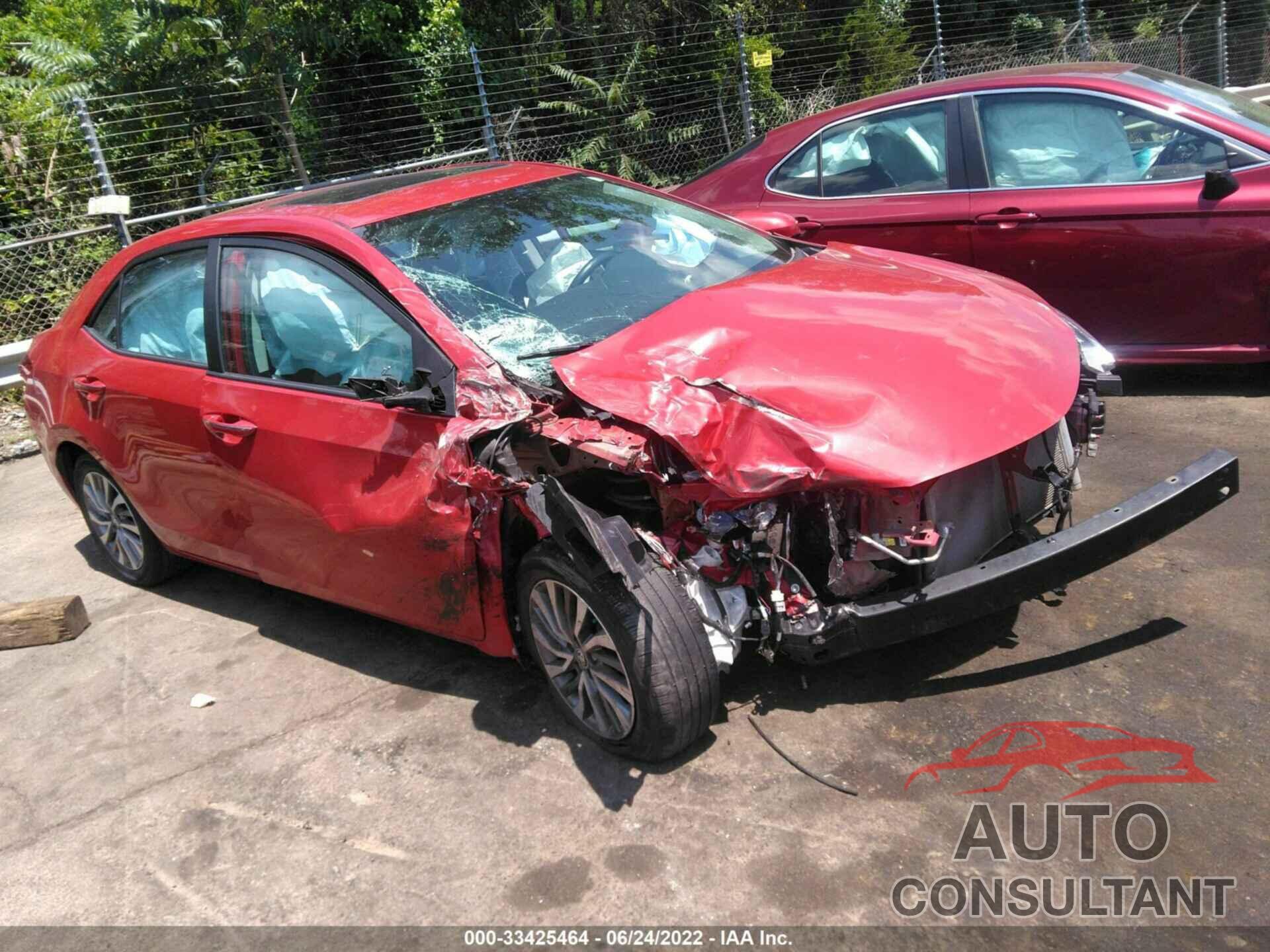 TOYOTA COROLLA 2019 - 5YFBURHE0KP890431