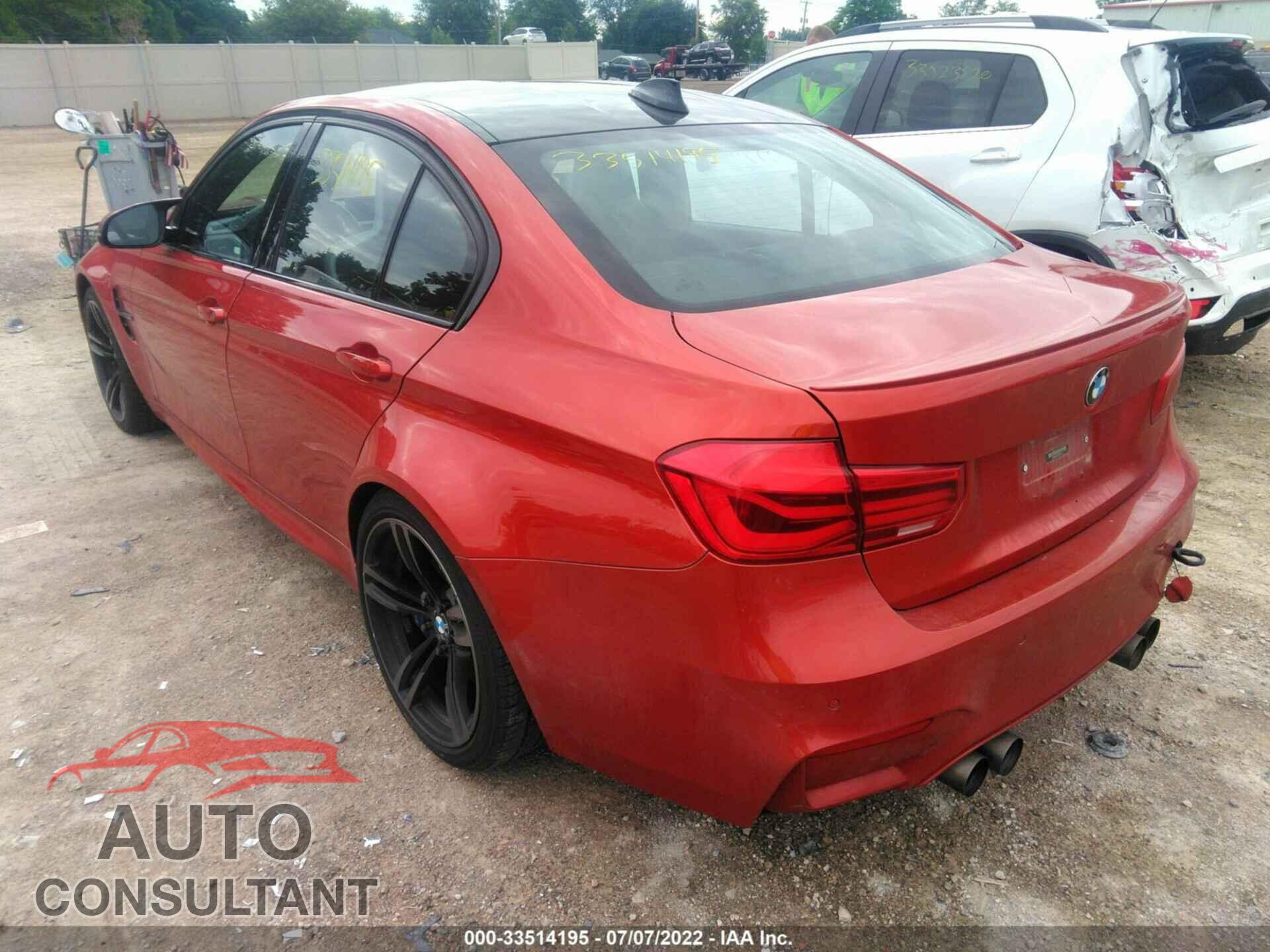 BMW M3 2016 - WBS8M9C58G5E68537