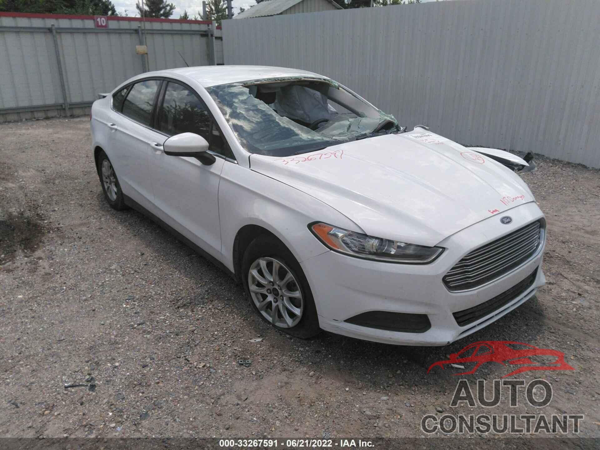FORD FUSION 2016 - 1FA6P0G73G5108446