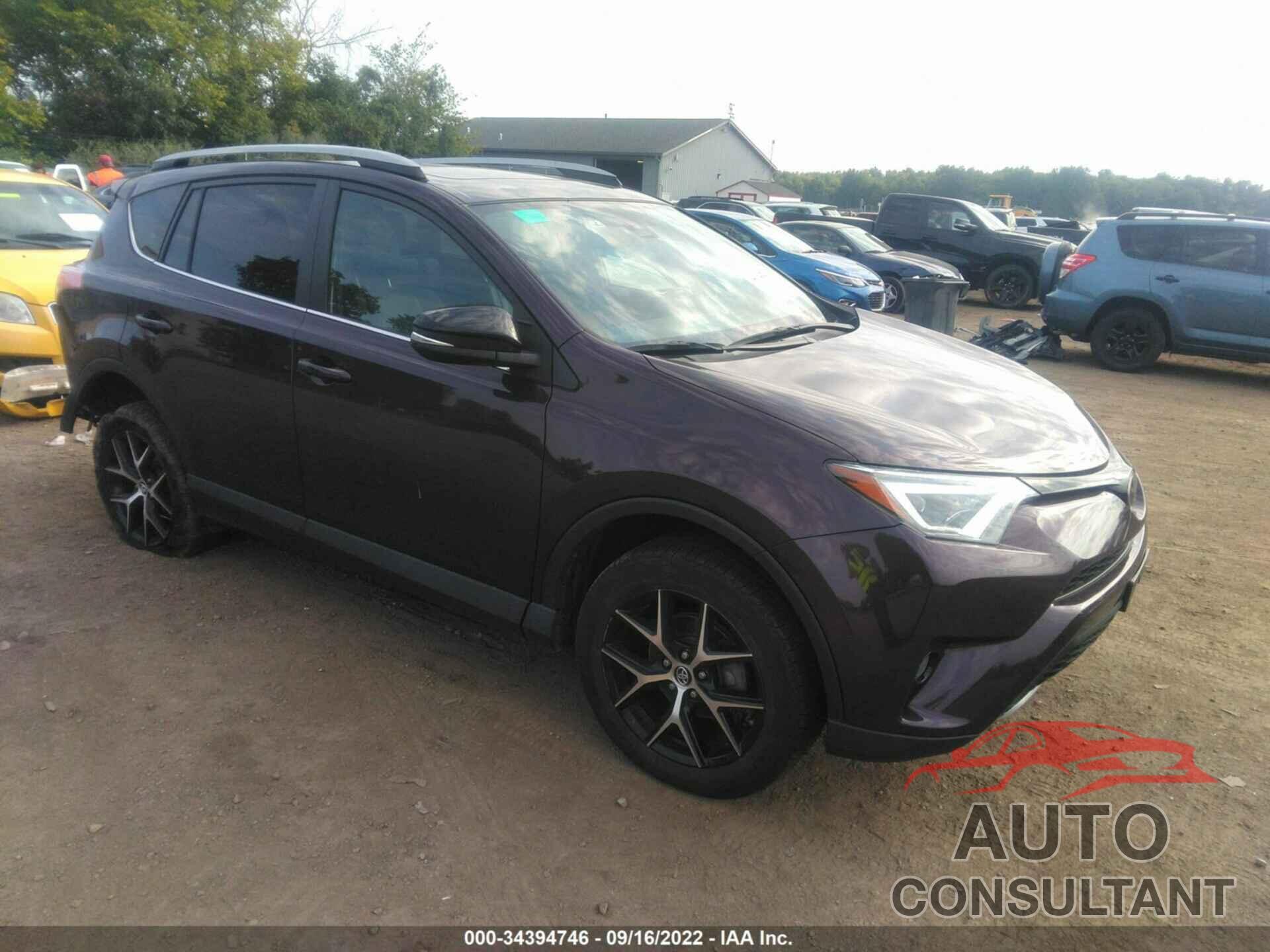 TOYOTA RAV4 2017 - 2T3JFREV7HW623764