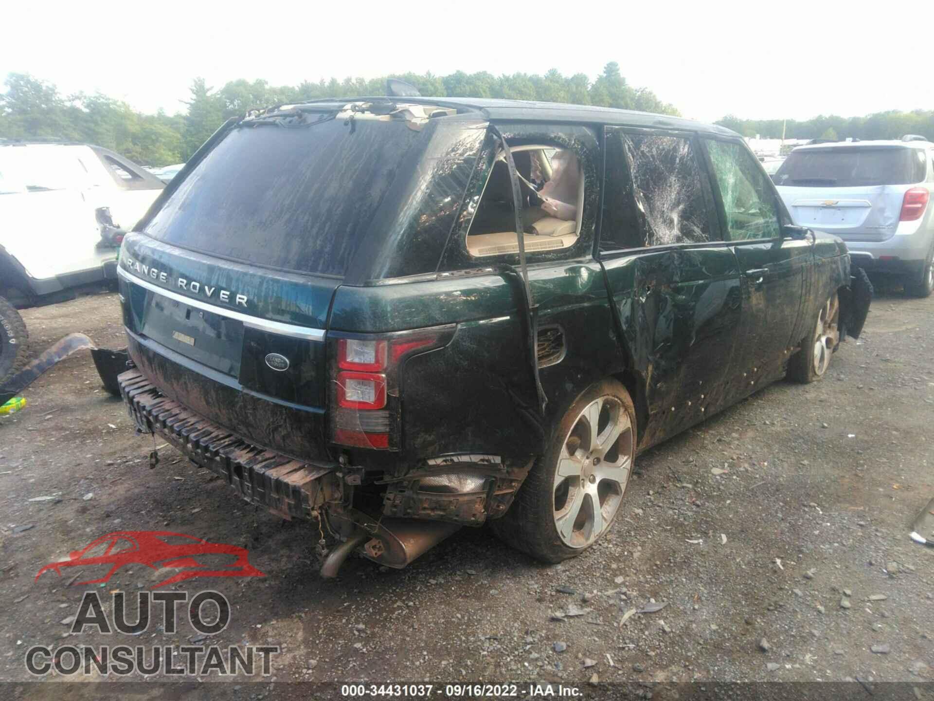 LAND ROVER RANGE ROVER 2017 - SALGS2FV2HA357279