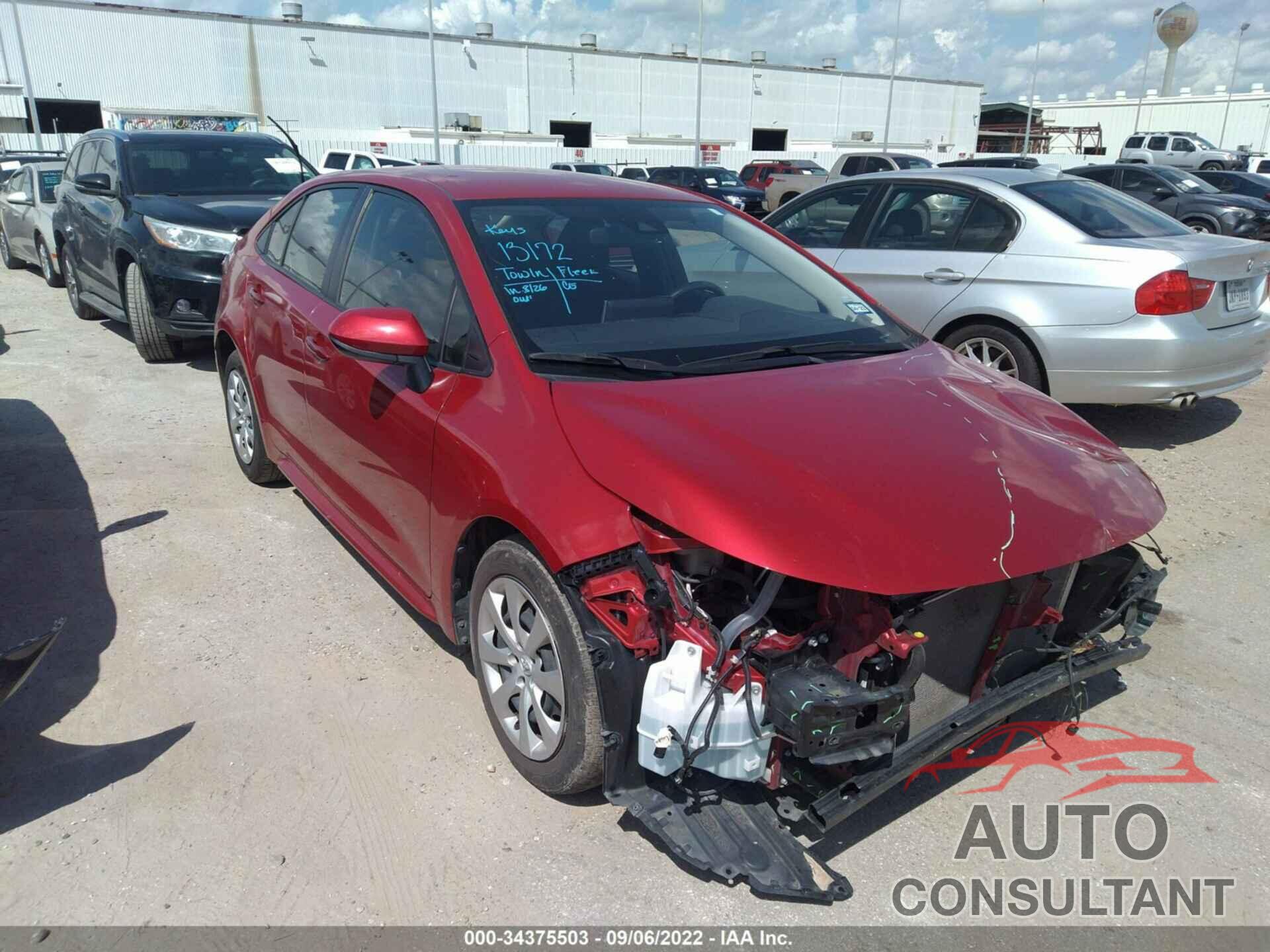 TOYOTA COROLLA 2020 - JTDEPRAE7LJ085269