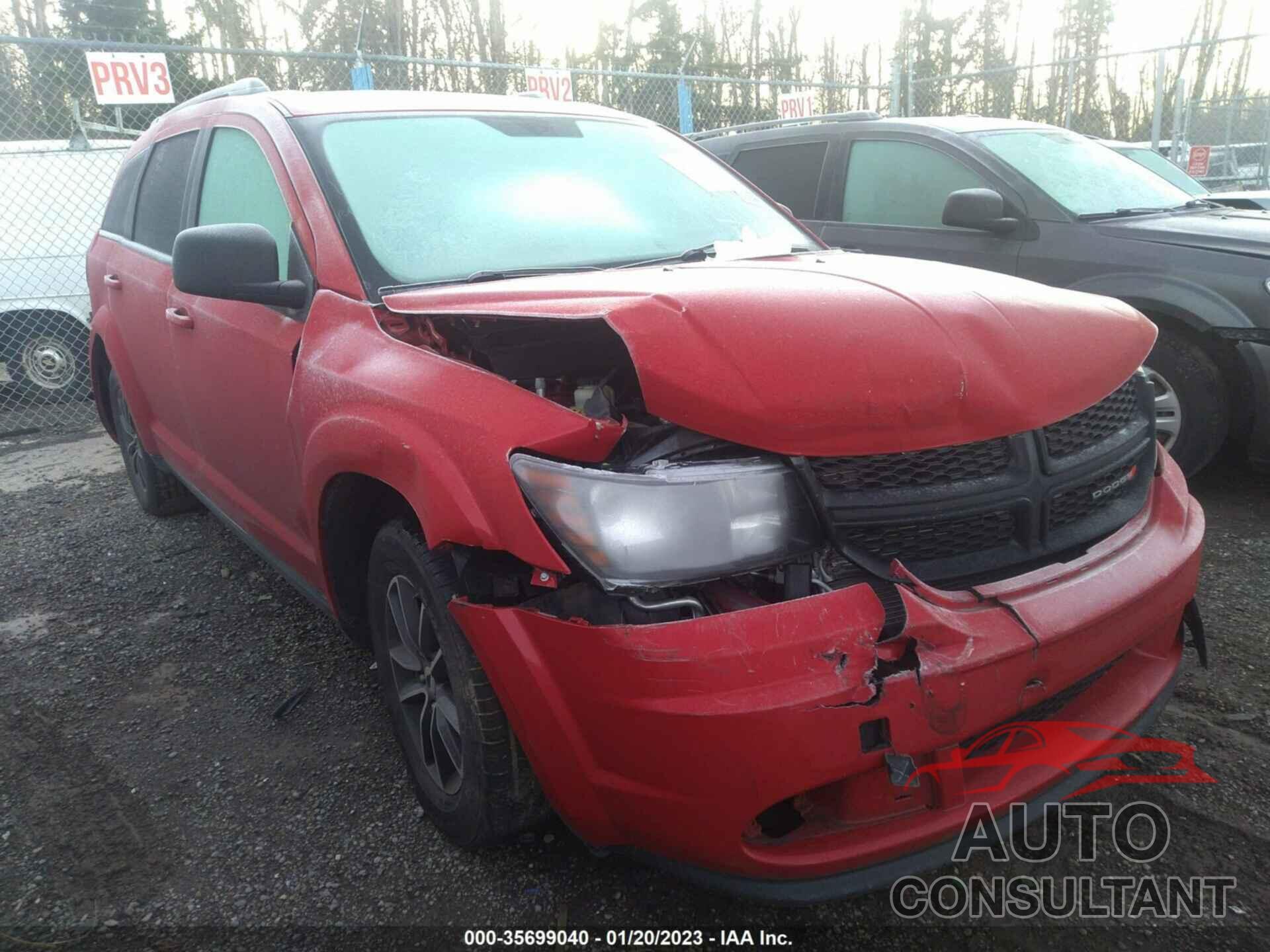DODGE JOURNEY 2018 - 3C4PDCAB0JT242599