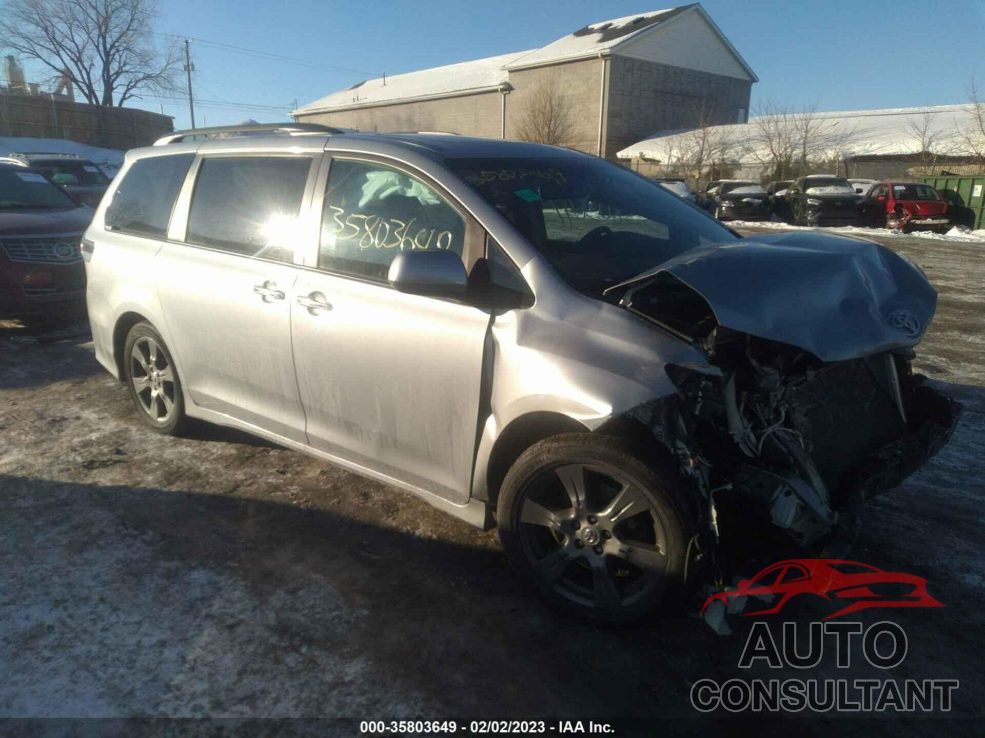 TOYOTA SIENNA 2017 - 5TDXZ3DC1HS824348