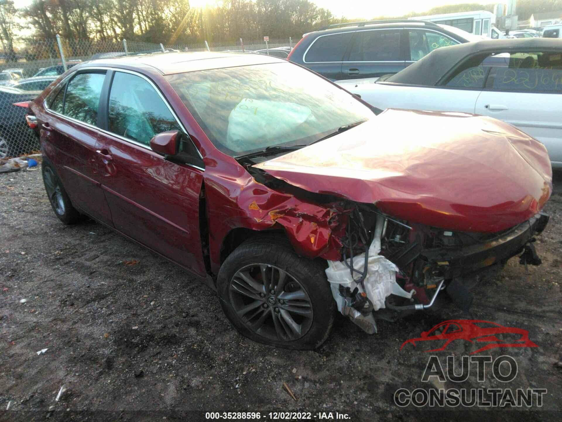 TOYOTA CAMRY 2016 - 4T1BF1FK0GU509851