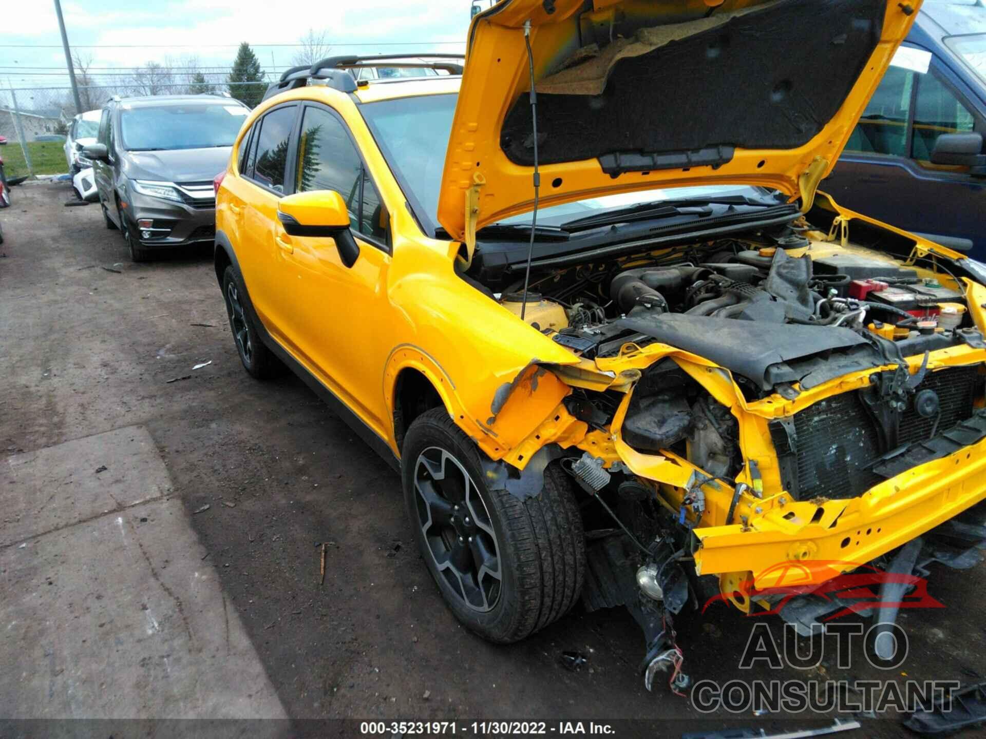 SUBARU XV CROSSTREK 2015 - JF2GPADC7F8236337