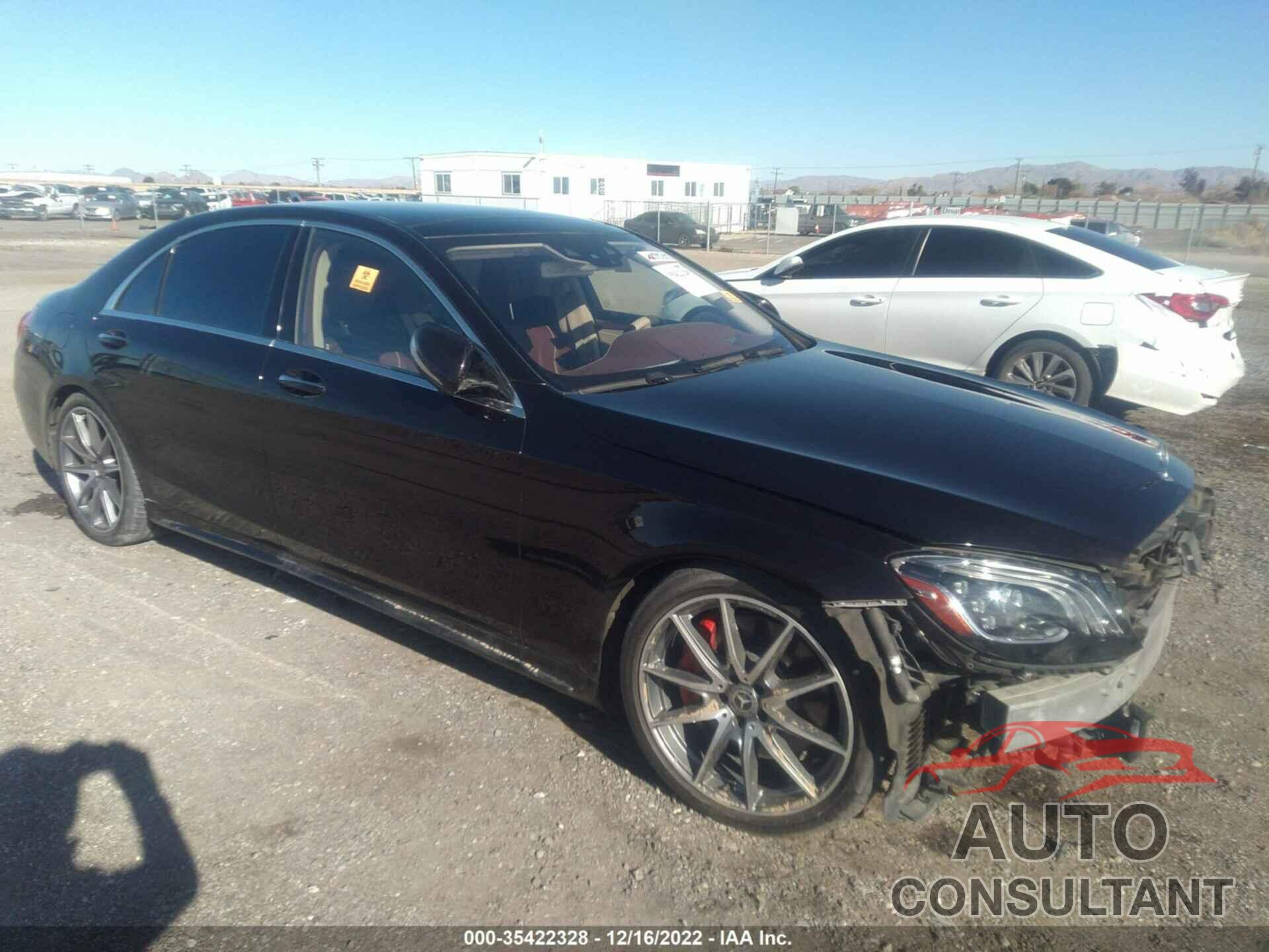 MERCEDES-BENZ S-CLASS 2018 - WDDUG8GB7JA346955
