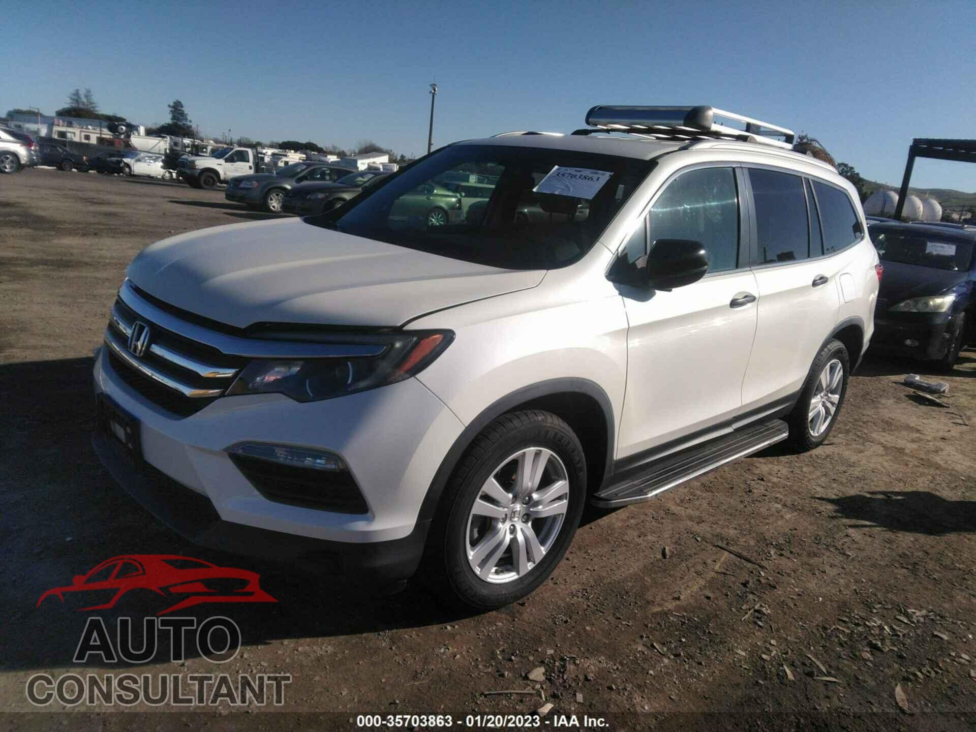 HONDA PILOT 2016 - 5FNYF6H11GB088294
