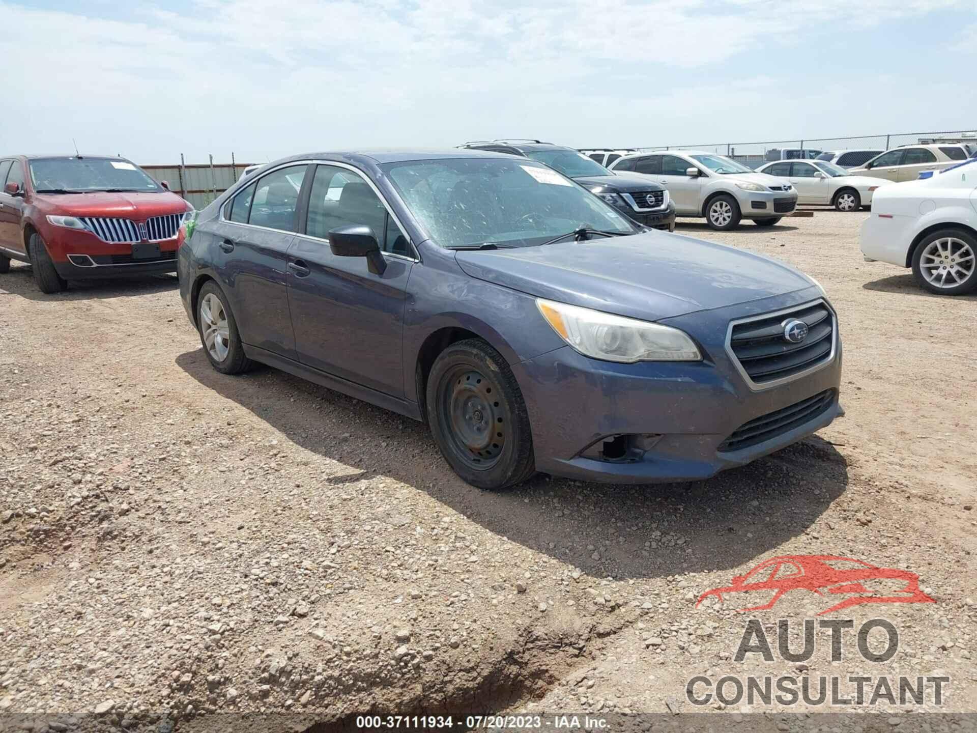 SUBARU LEGACY 2016 - 4S3BNBA66G3053707