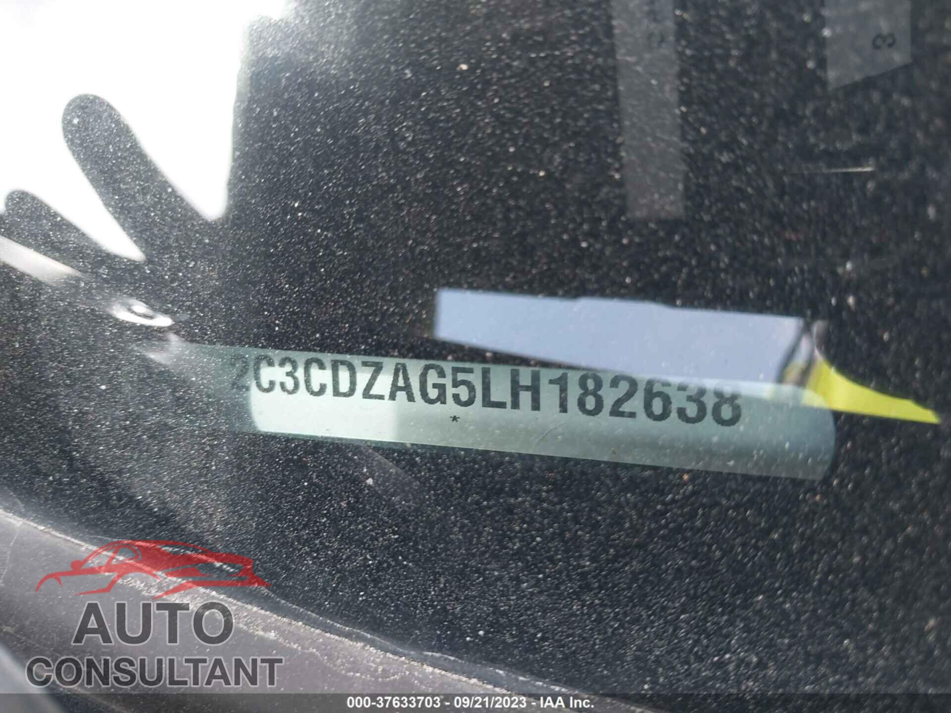 DODGE CHALLENGER 2020 - 2C3CDZAG5LH182638