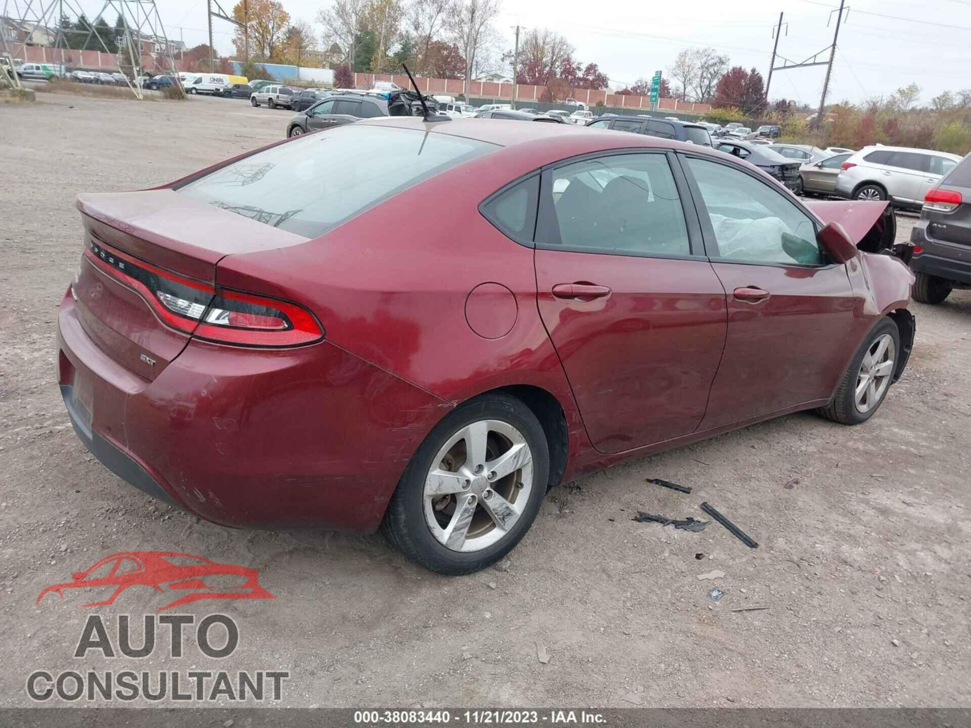 DODGE DART 2015 - 1C3CDFBB0FD237127