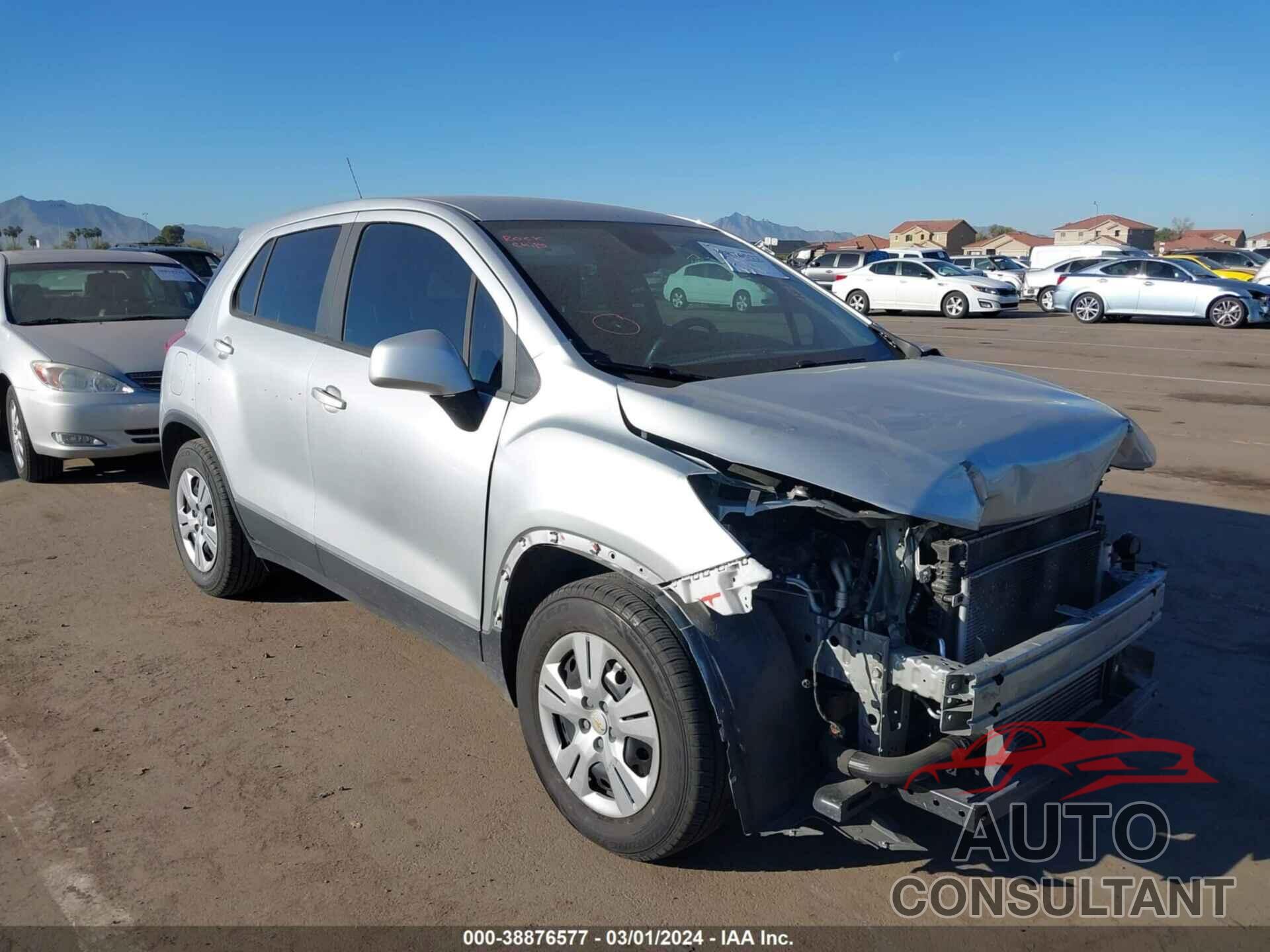 CHEVROLET TRAX 2018 - 3GNCJKSB8JL357054