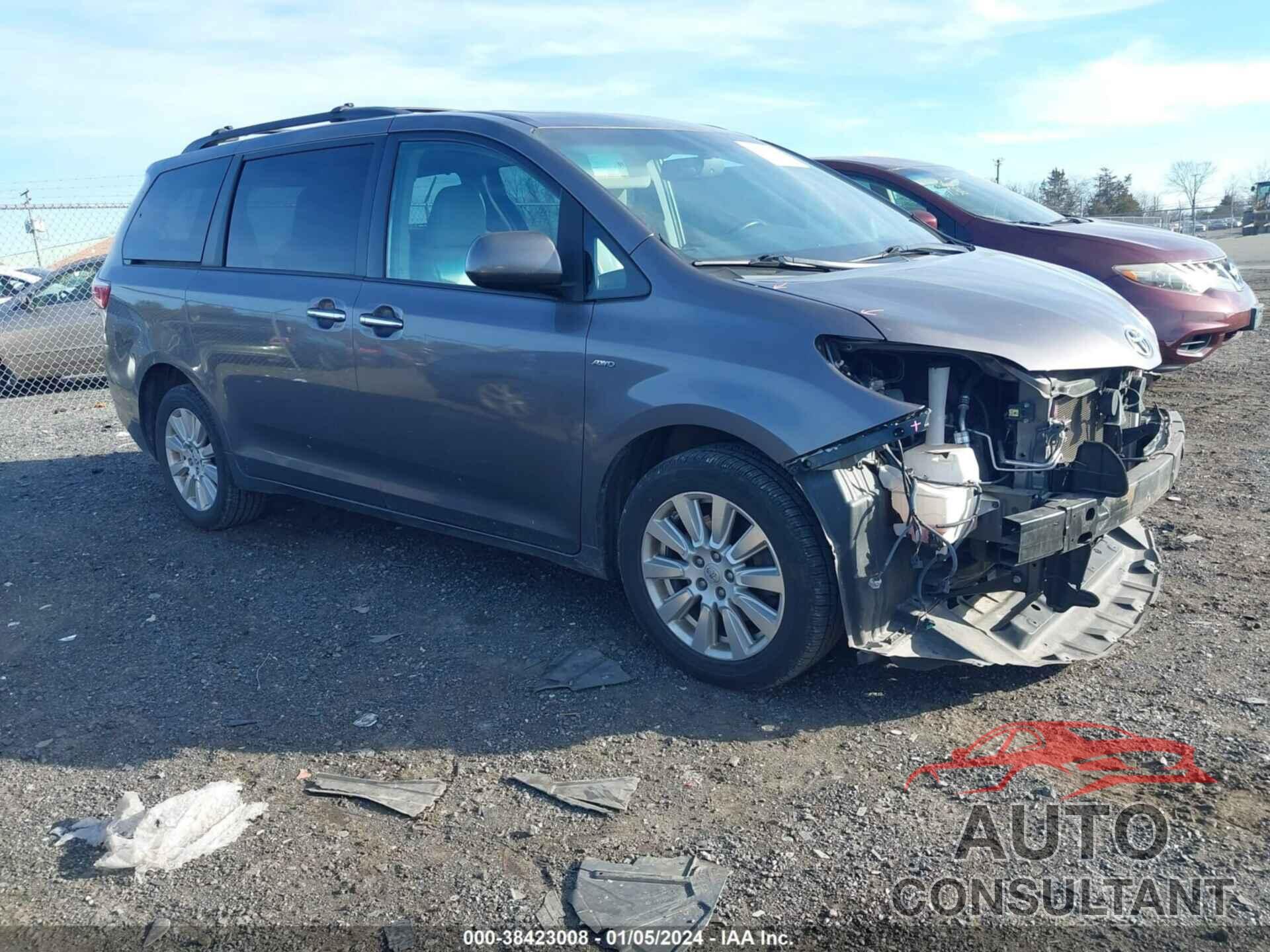 TOYOTA SIENNA 2017 - 5TDDZ3DC2HS147894