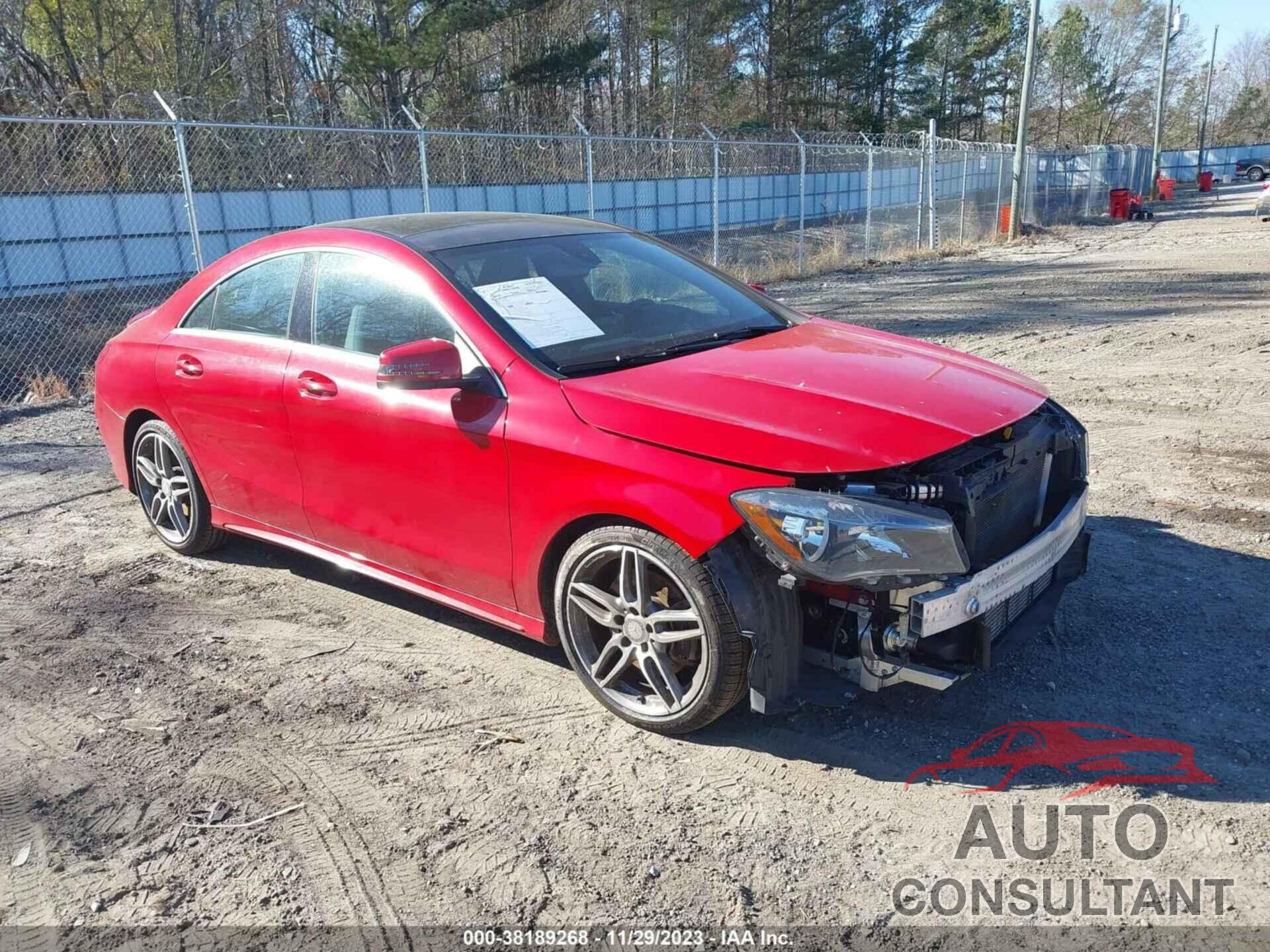 MERCEDES-BENZ CLA 250 2017 - WDDSJ4EB6HN428098