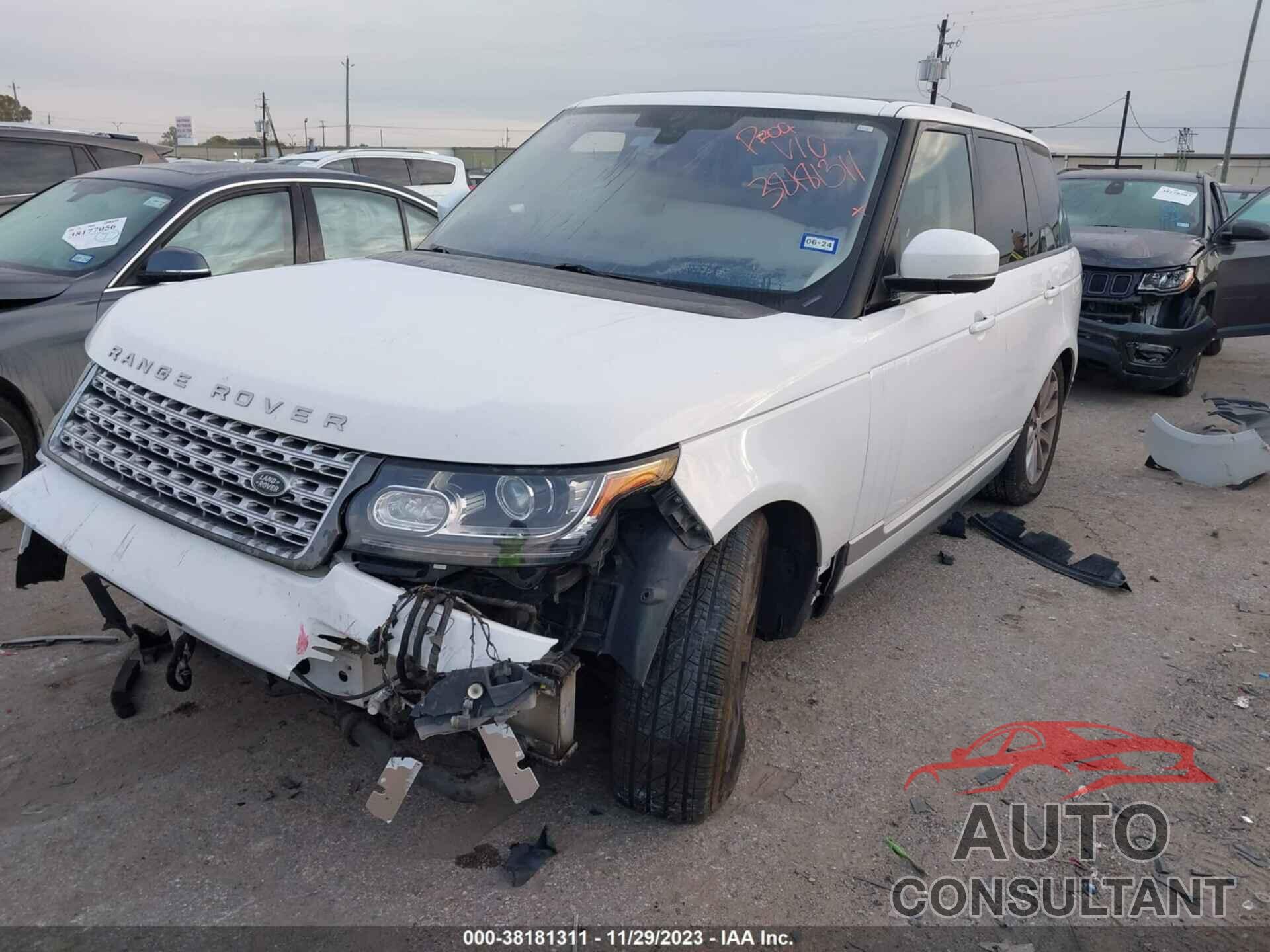 LAND ROVER RANGE ROVER 2016 - SALGS2KF0GA296947