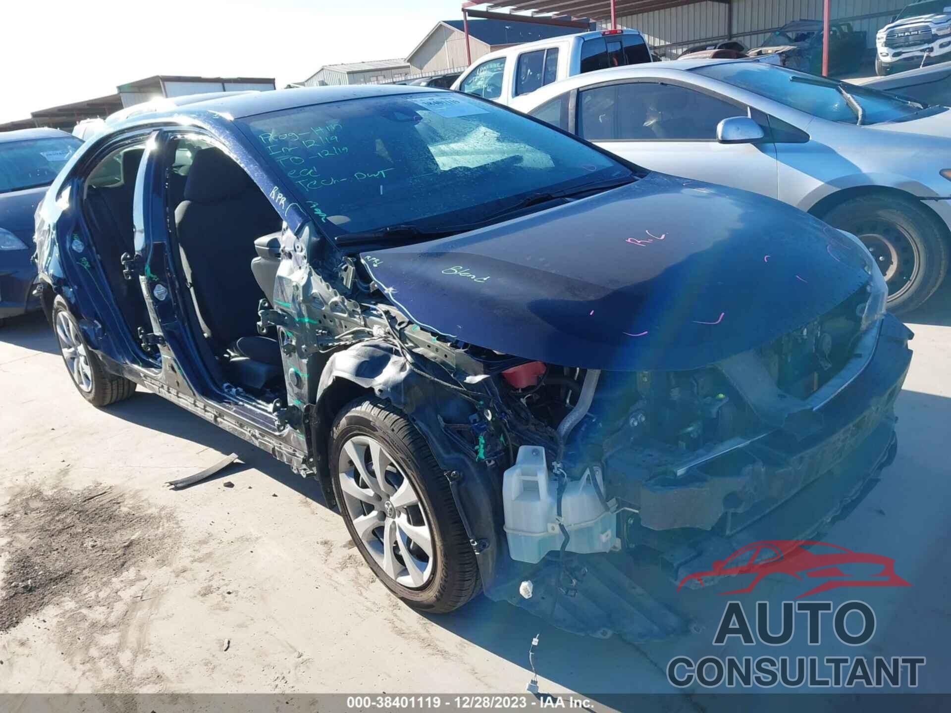 TOYOTA COROLLA 2021 - 5YFEPMAE7MP258109