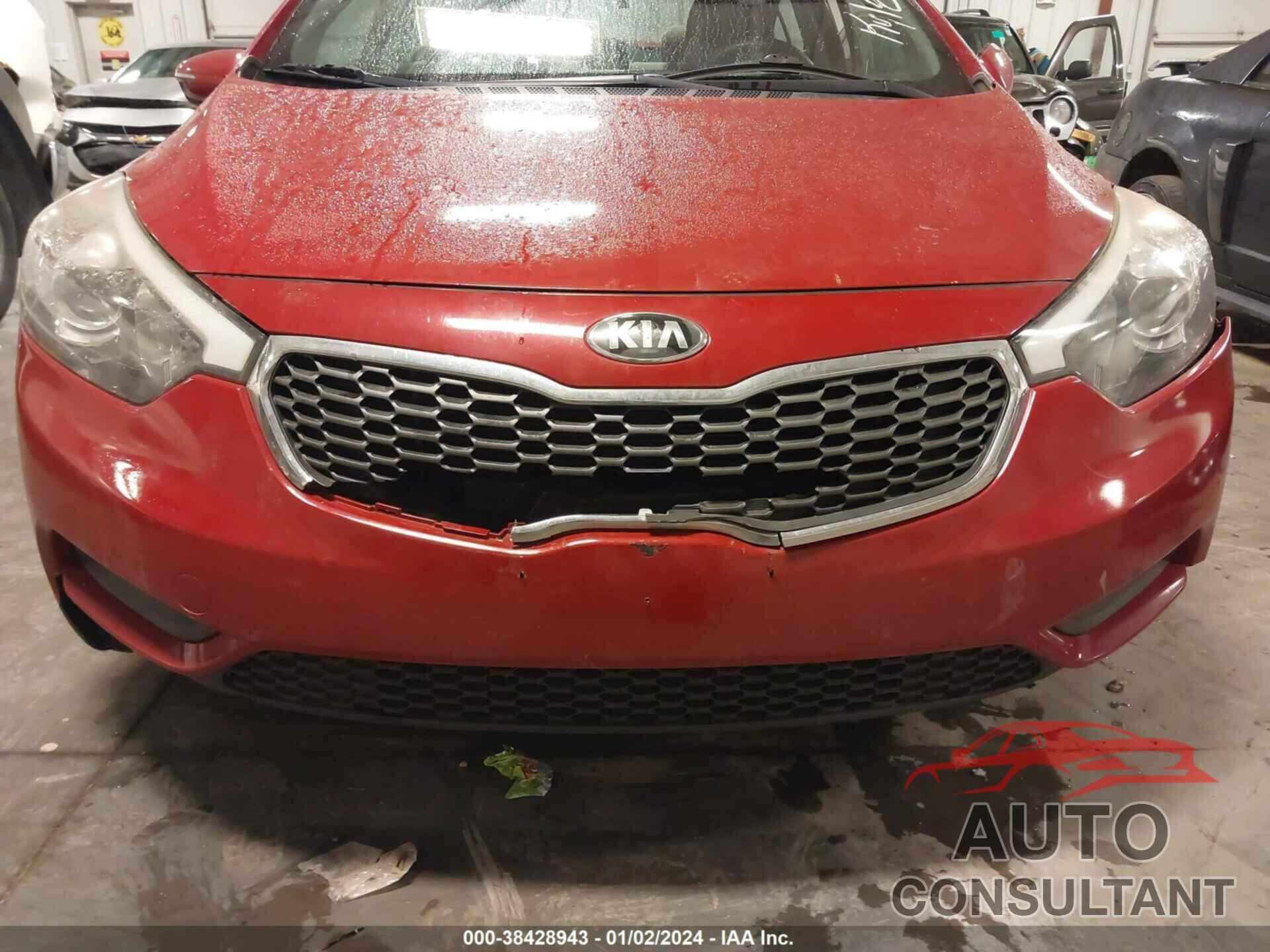 KIA FORTE 2016 - KNAFX4A60G5592252