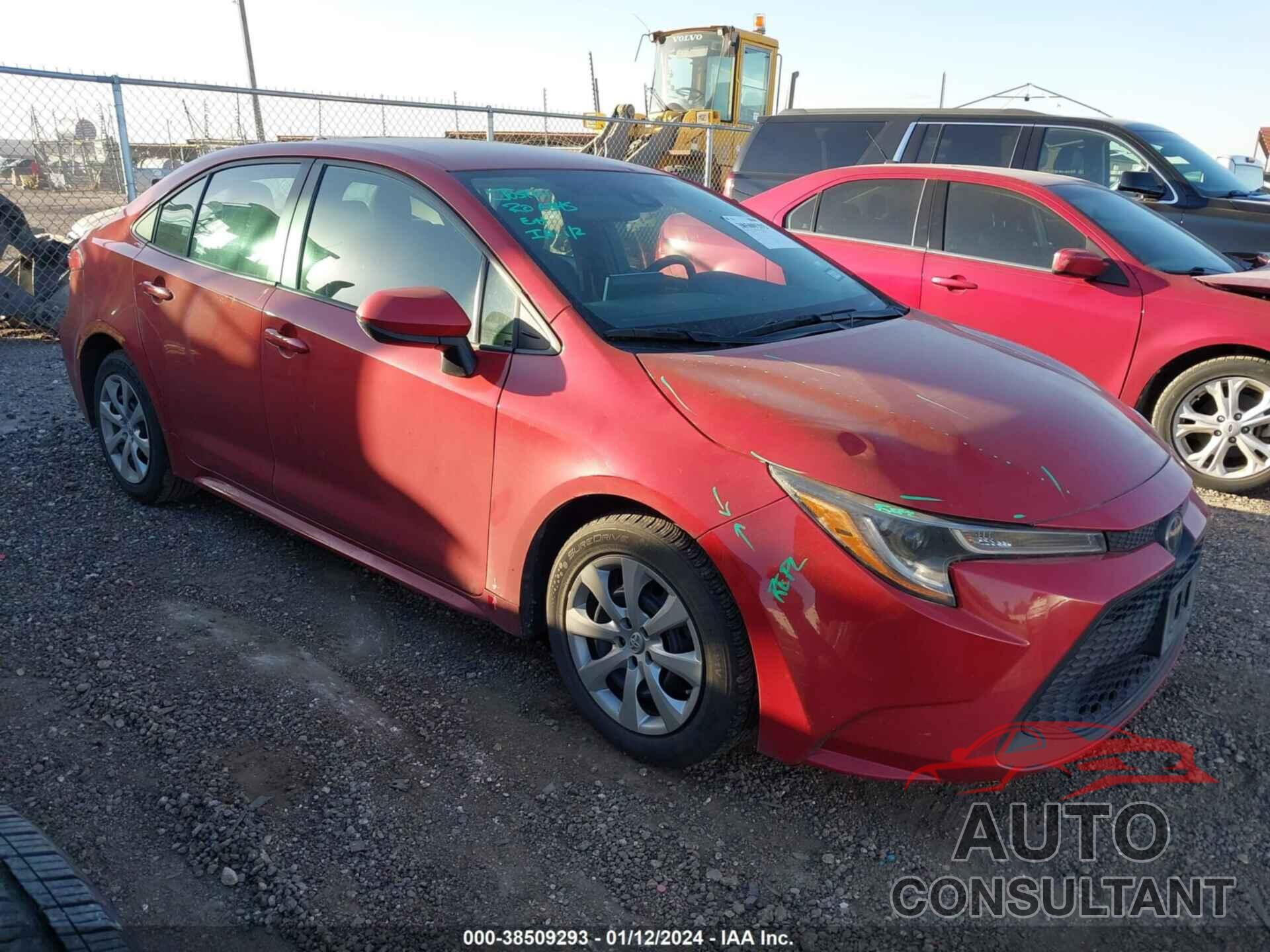 TOYOTA COROLLA 2021 - 5YFEPMAE1MP256307
