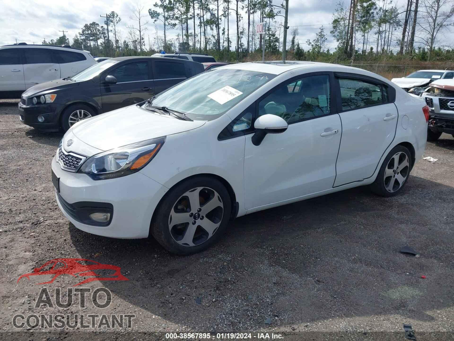 KIA RIO 2013 - KNADN4A36D6284124