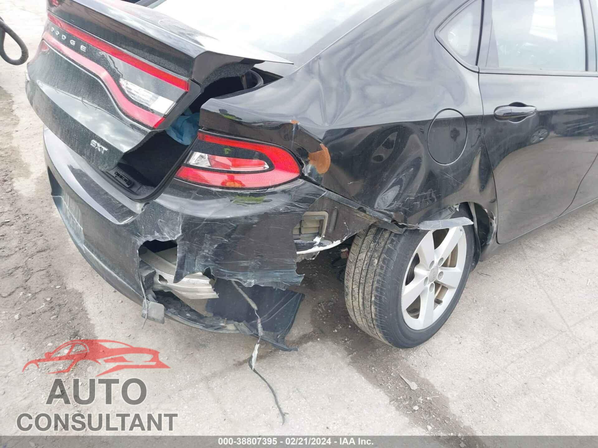 DODGE DART 2016 - 1C3CDFBB3GD683872