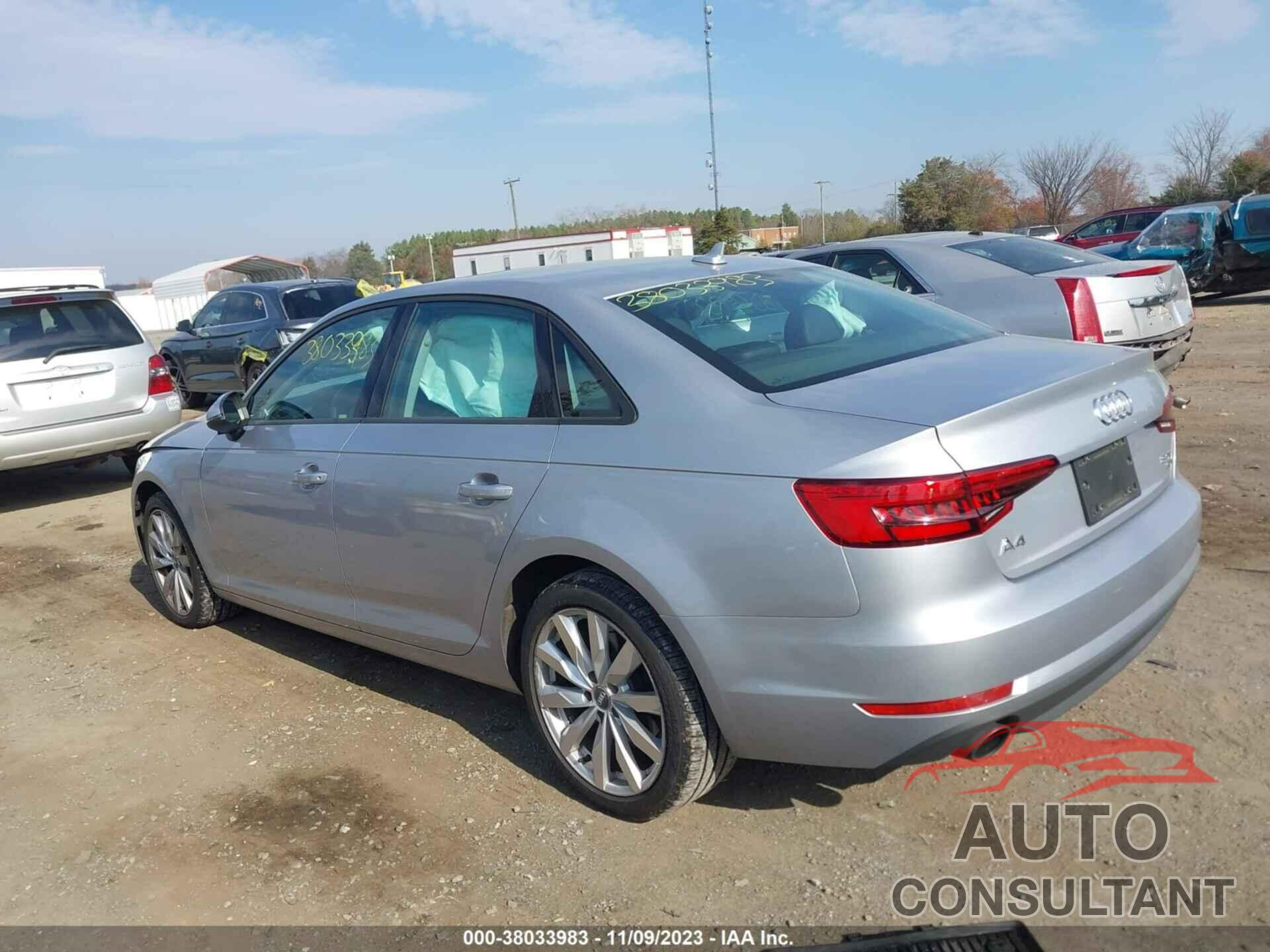 AUDI A4 2017 - WAUGMAF47HA176002