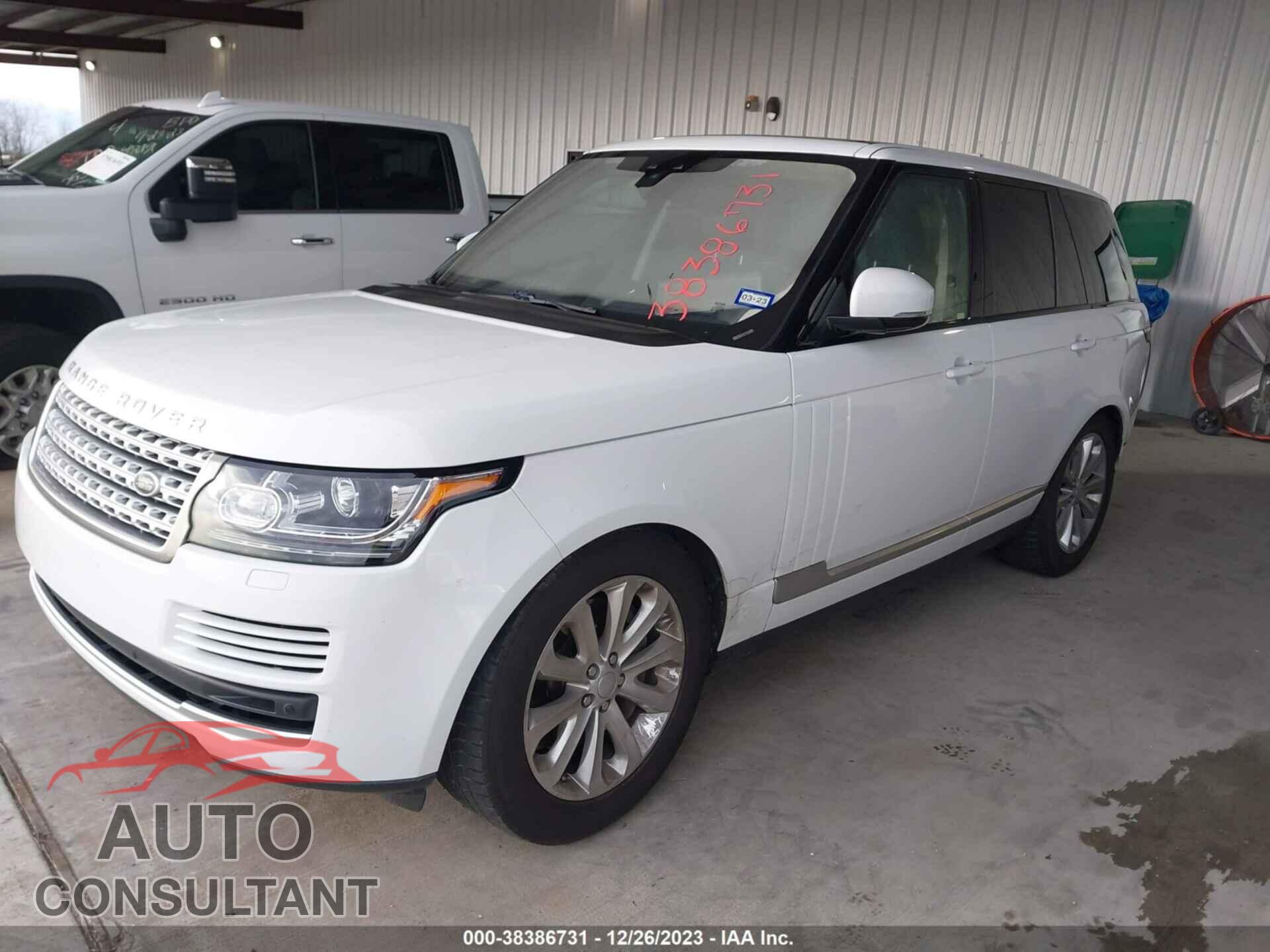 LAND ROVER RANGE ROVER 2017 - SALGS2FV0HA346605