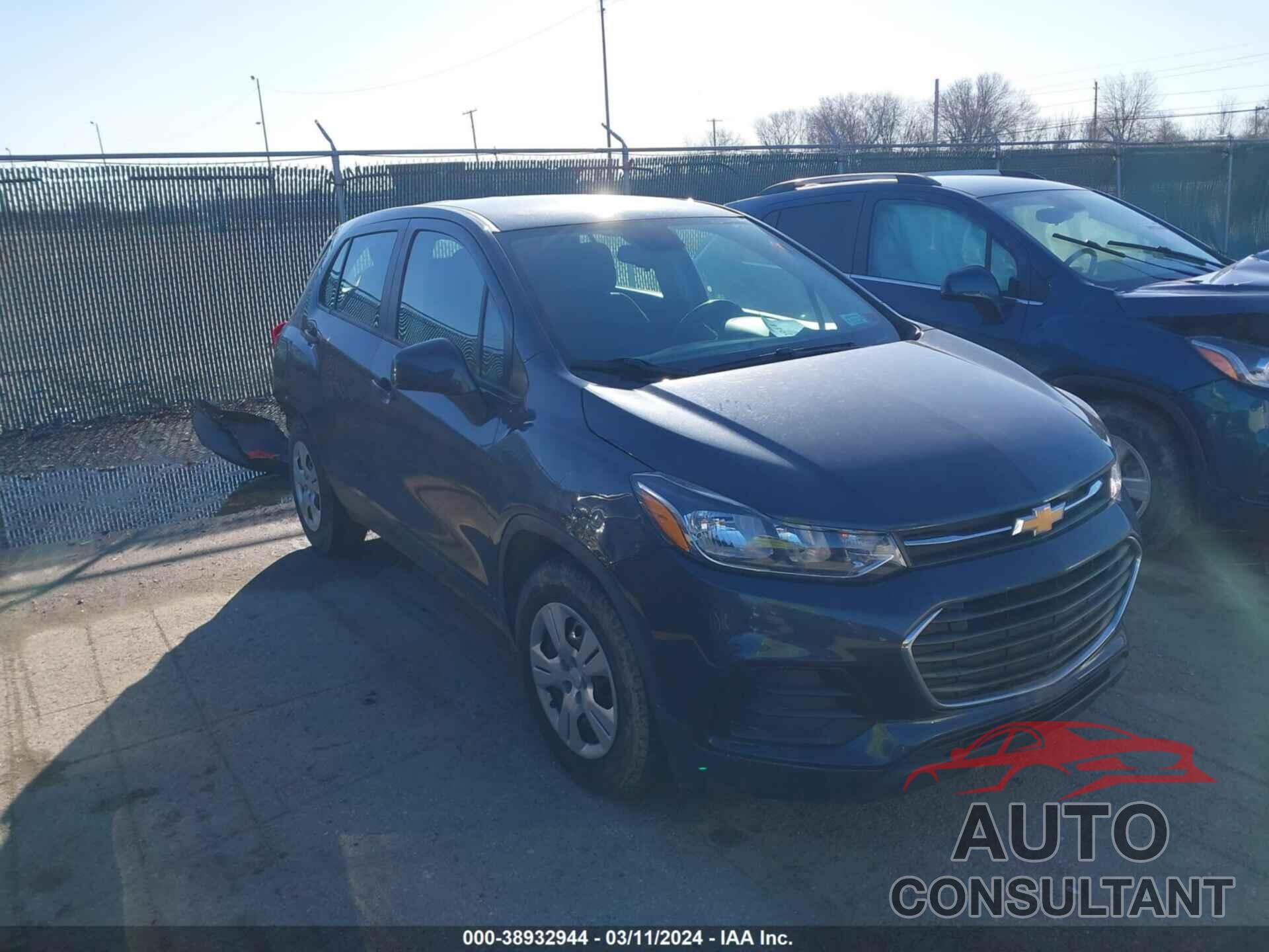 CHEVROLET TRAX 2019 - 3GNCJKSB3KL130968