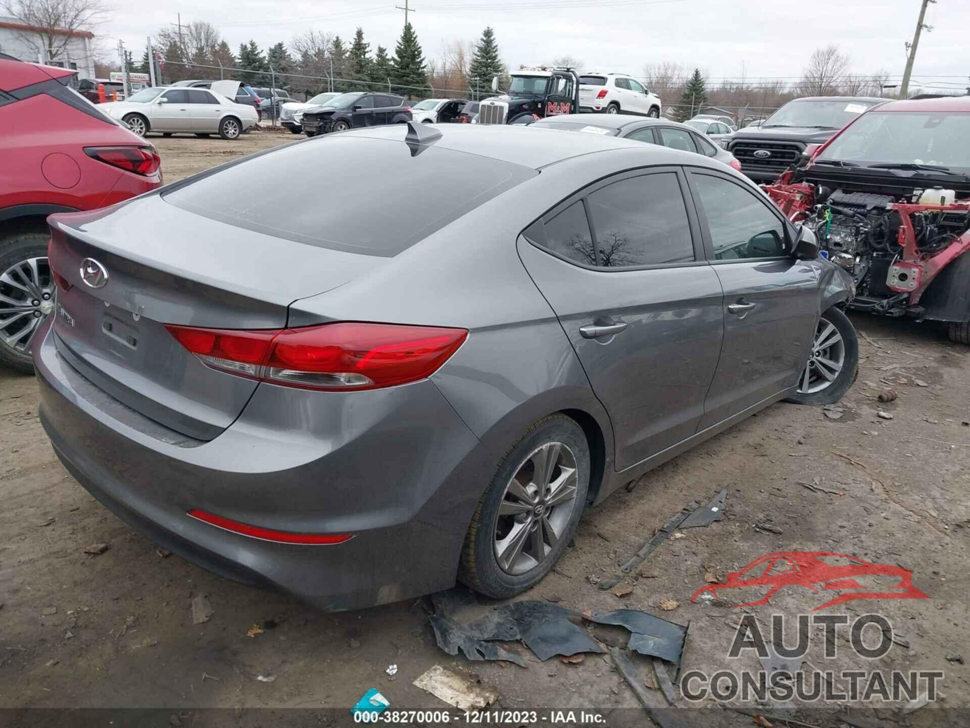 HYUNDAI ELANTRA 2018 - 5NPD84LF9JH391364