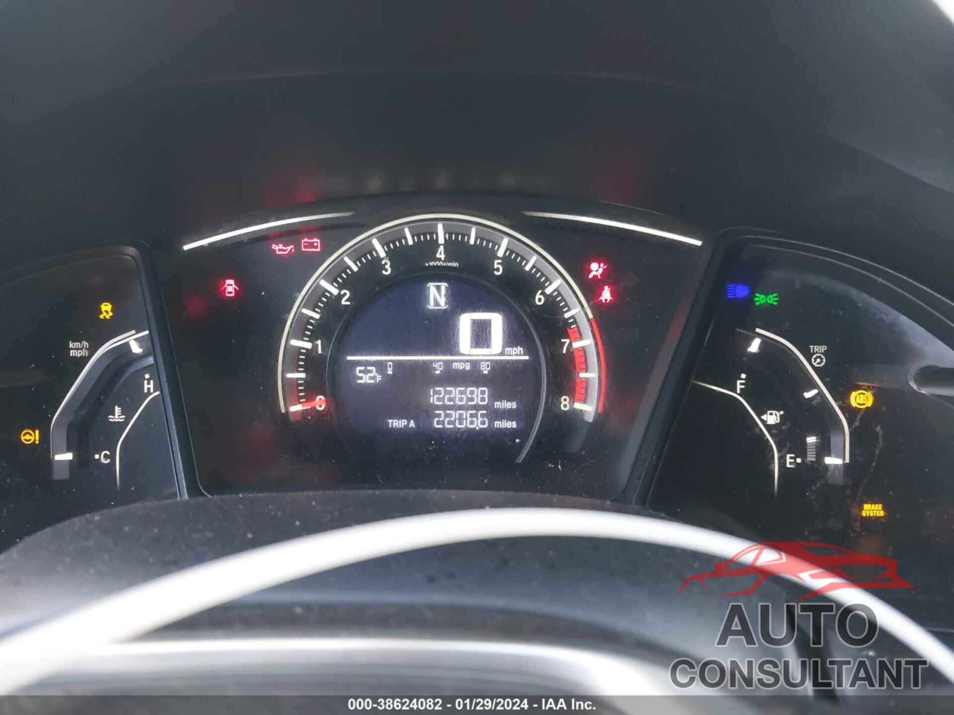 HONDA CIVIC 2016 - 2HGFC2F53GH566483