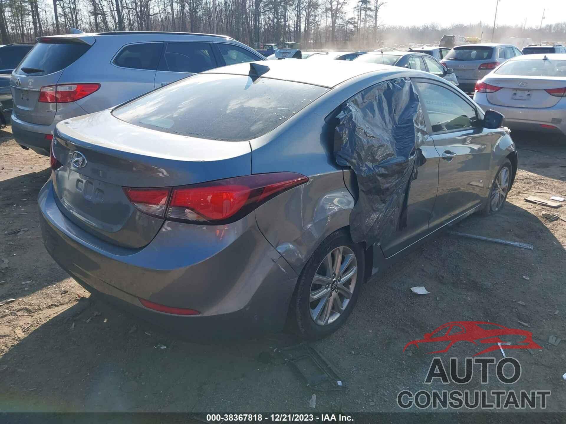 HYUNDAI ELANTRA 2016 - KMHDH4AE1GU623783