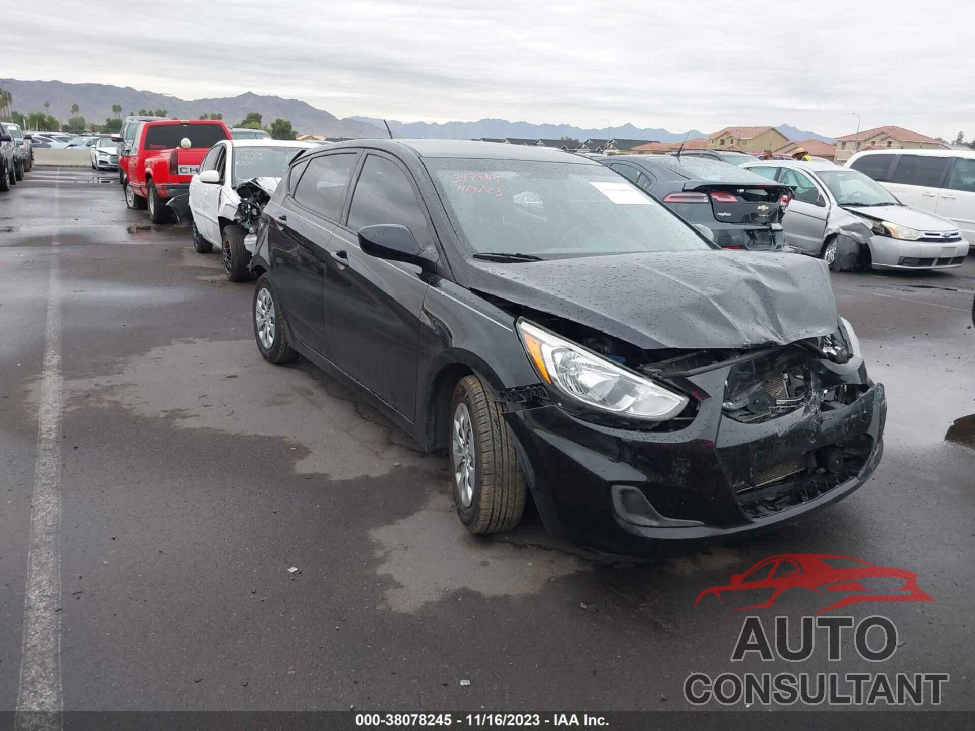 HYUNDAI ACCENT 2017 - KMHCT5AE8HU347944