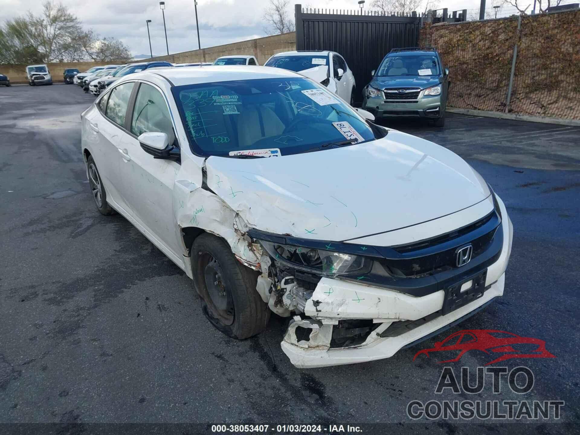 HONDA CIVIC 2019 - 2HGFC2F63KH540788