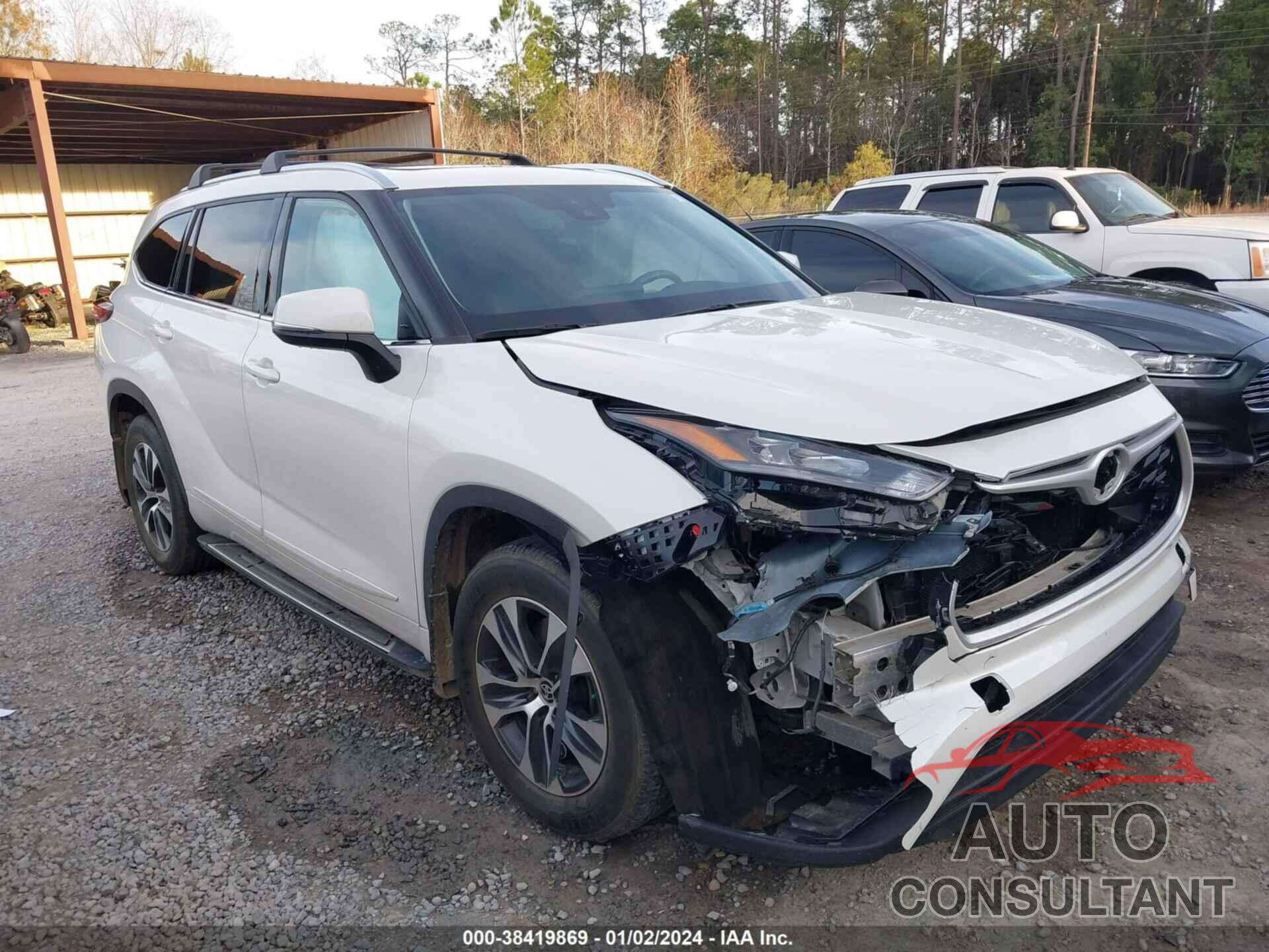 TOYOTA HIGHLANDER 2020 - 5TDGZRAHXLS510418